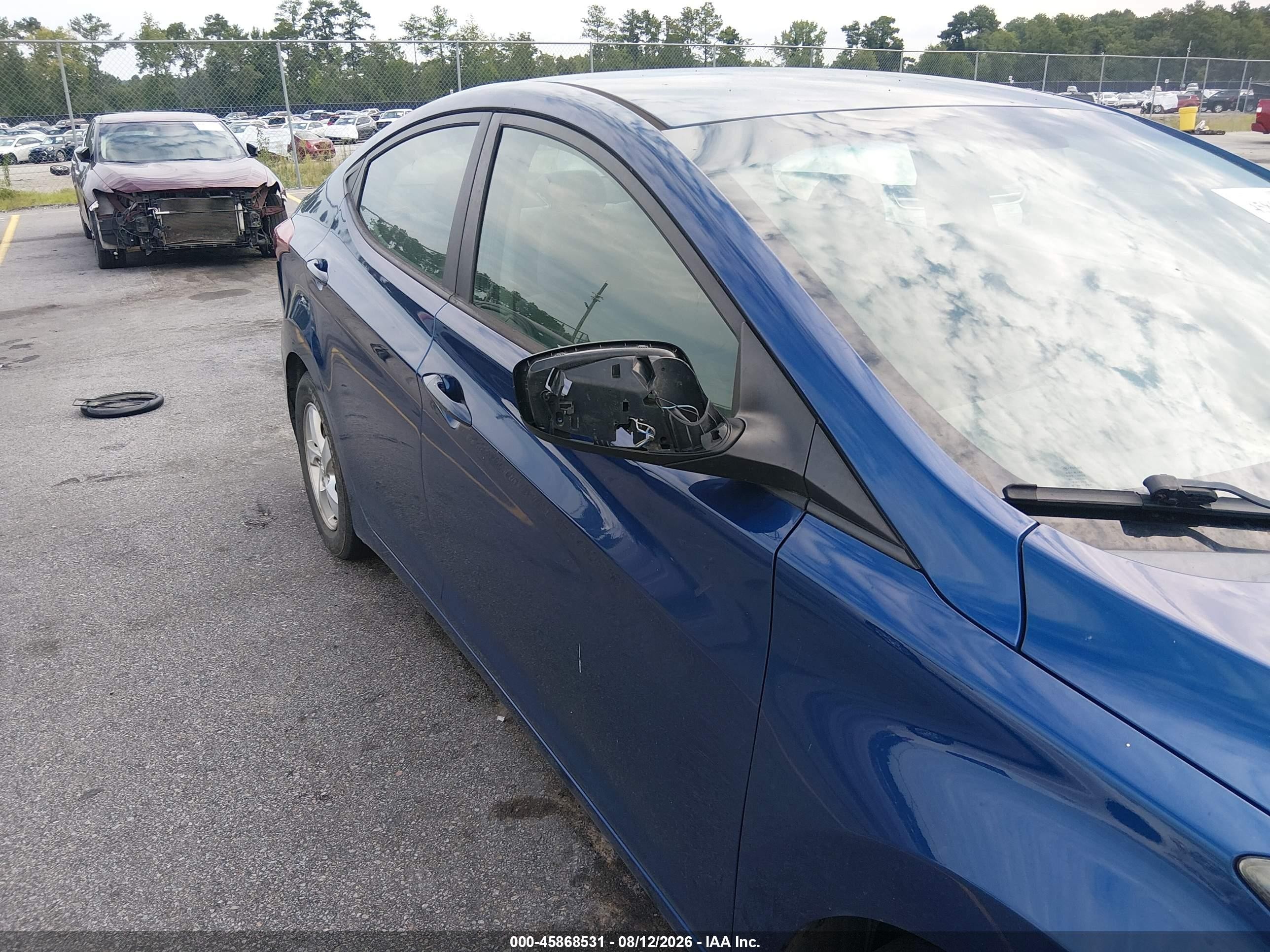 2015 Hyundai Elantra Se Blue vin: 5NPDH4AE8FH576135