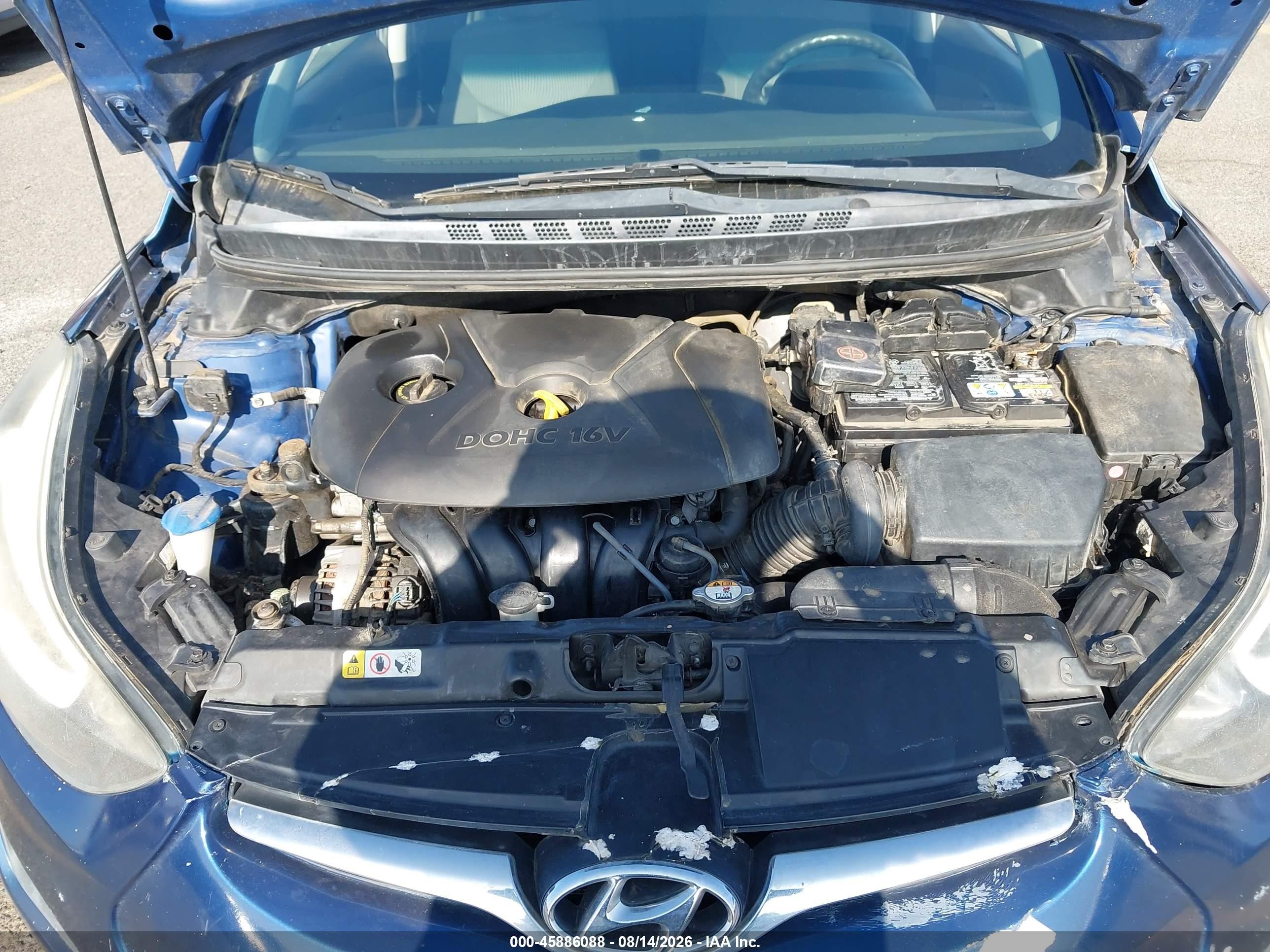 2015 Hyundai Elantra Se Blue vin: 5NPDH4AE8FH581528