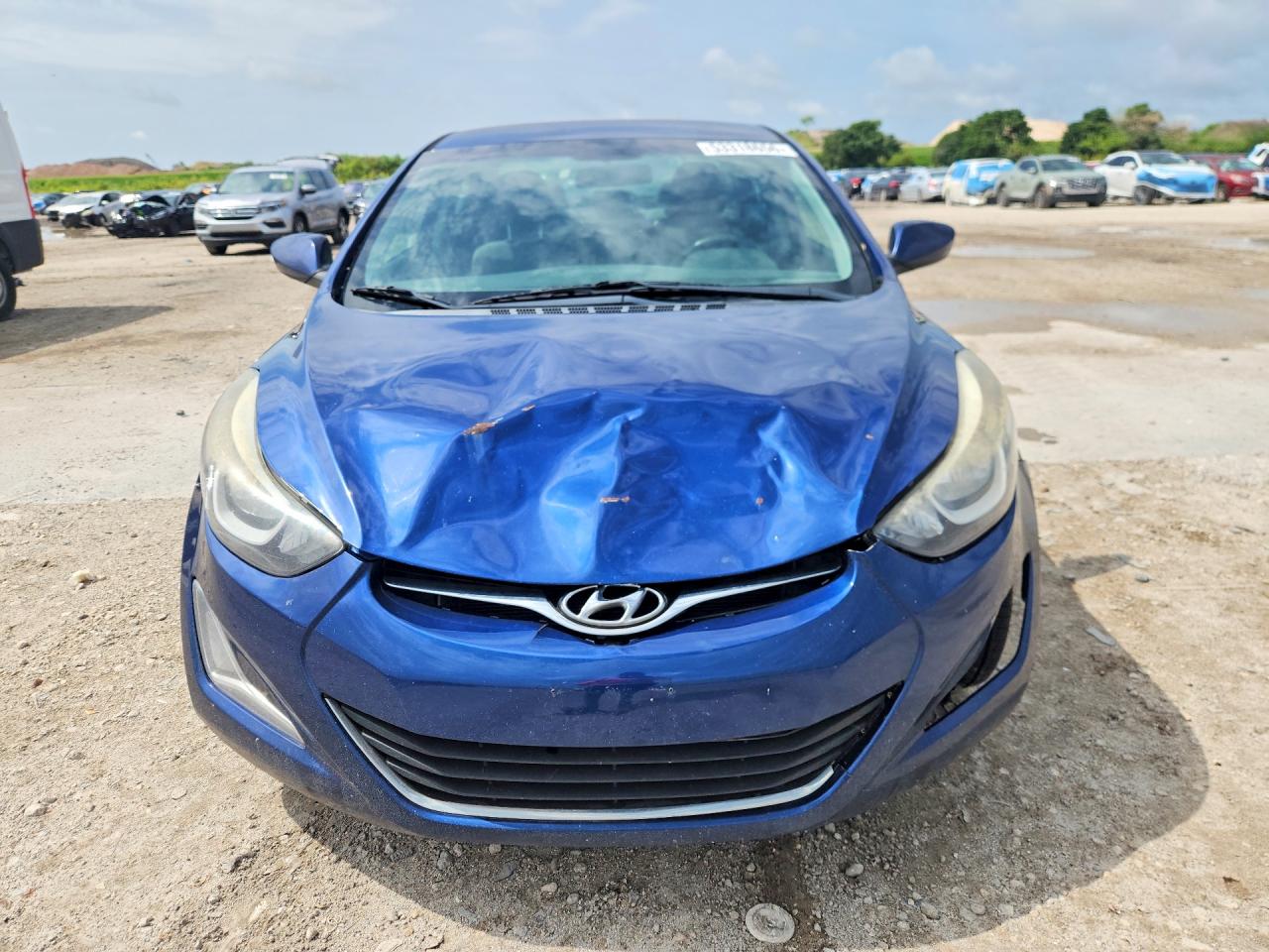 2015 Hyundai Elantra Blue vin: 5NPDH4AE8FH583702