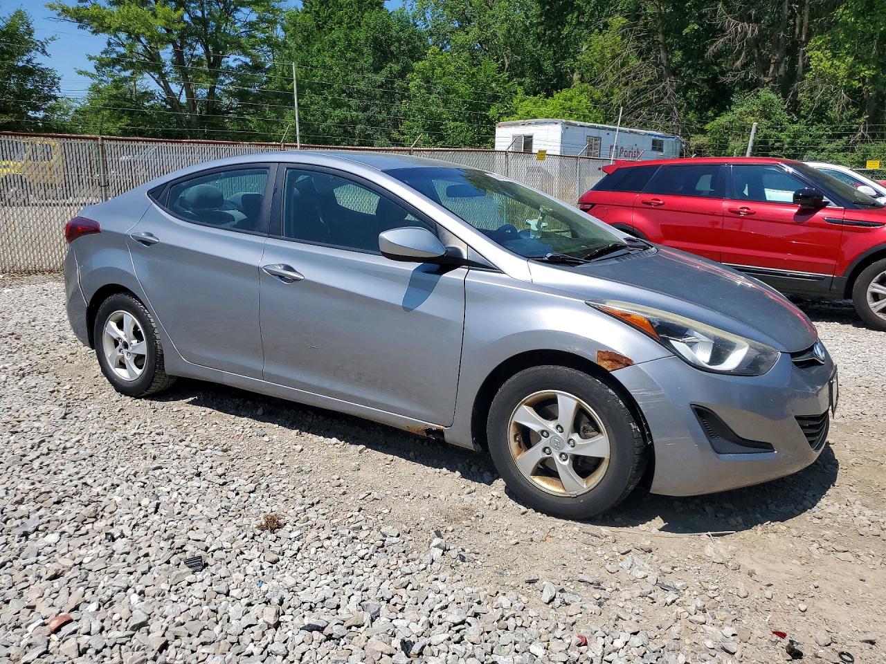 2015 Hyundai Elantra Se Silver vin: 5NPDH4AE8FH586793