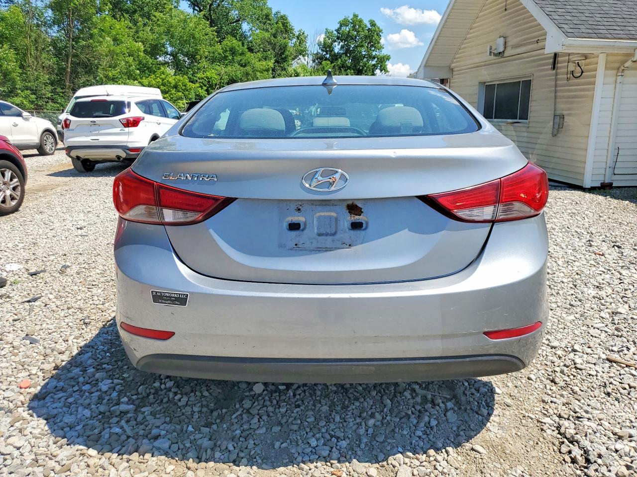 2015 Hyundai Elantra Se Silver vin: 5NPDH4AE8FH586793