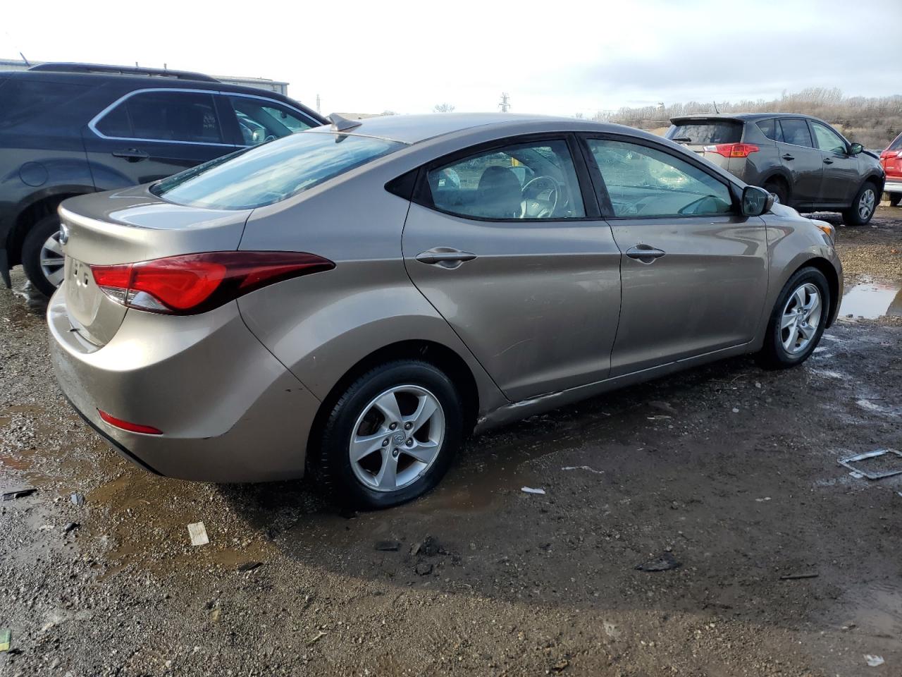 2015 Hyundai Elantra Se   Gray vin: 5NPDH4AE8FH587331
