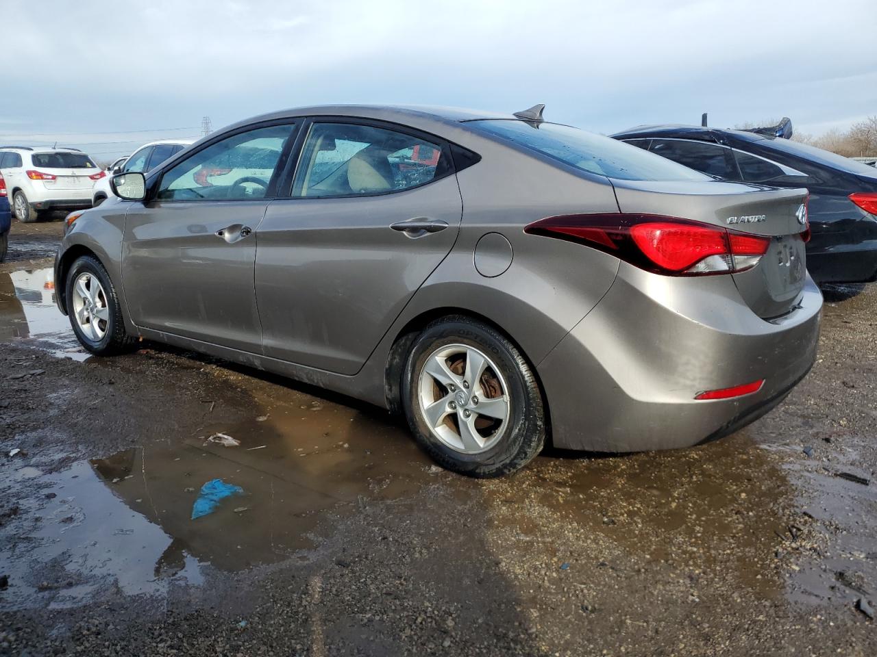 2015 Hyundai Elantra Se   Gray vin: 5NPDH4AE8FH587331