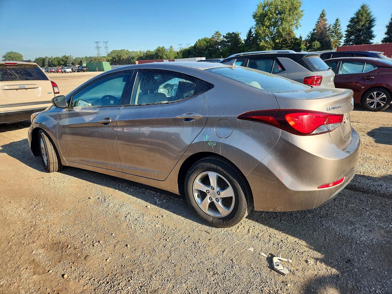 2015 Hyundai Elantra Se Silver vin: 5NPDH4AE8FH587331