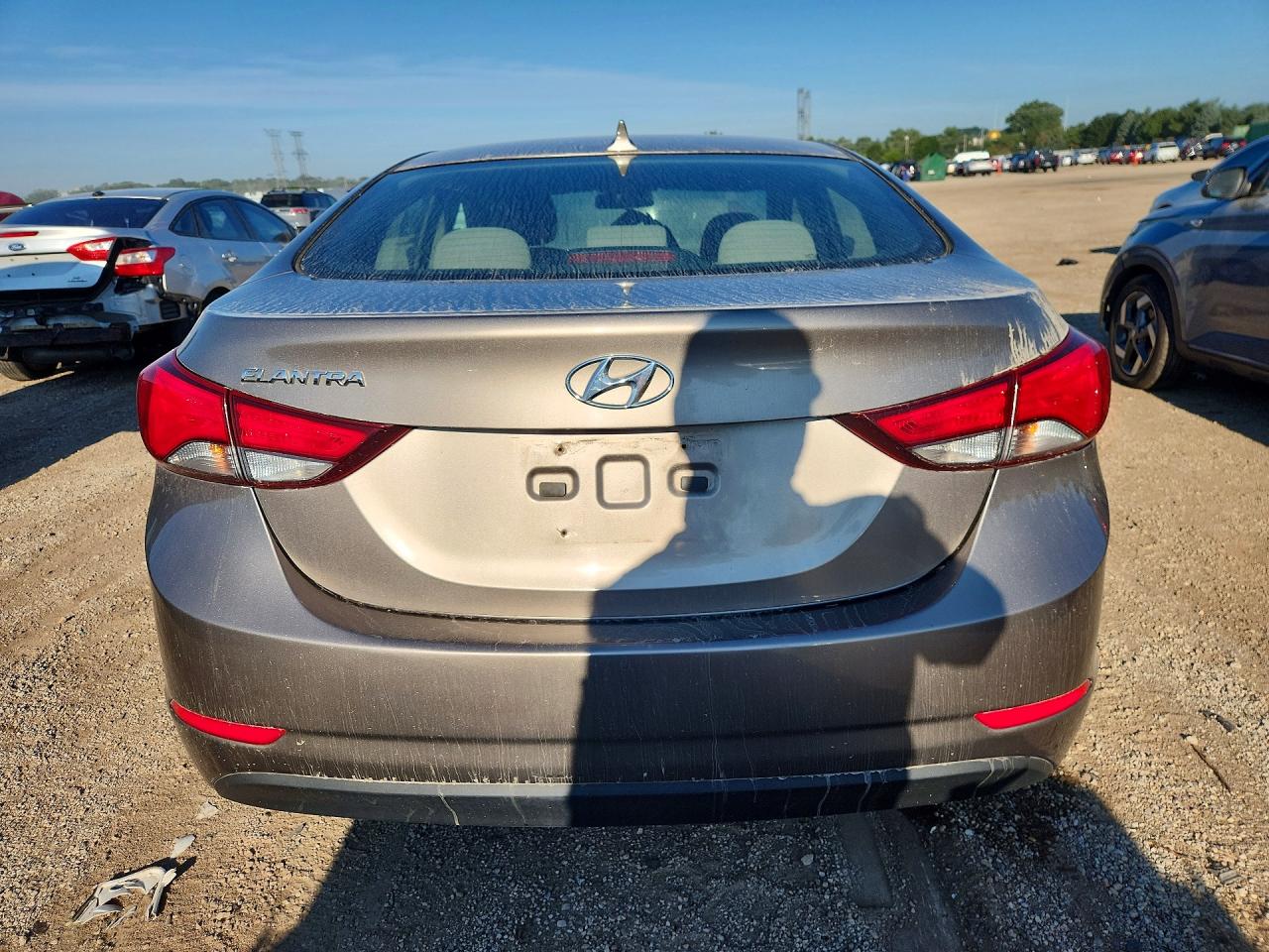 2015 Hyundai Elantra Se Silver vin: 5NPDH4AE8FH587331