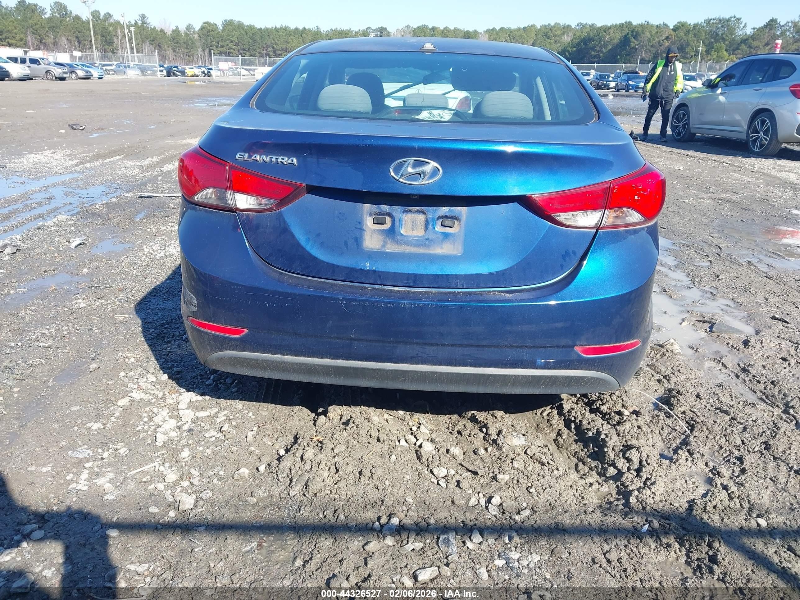 2015 Hyundai Elantra Se Blue vin: 5NPDH4AE8FH593517