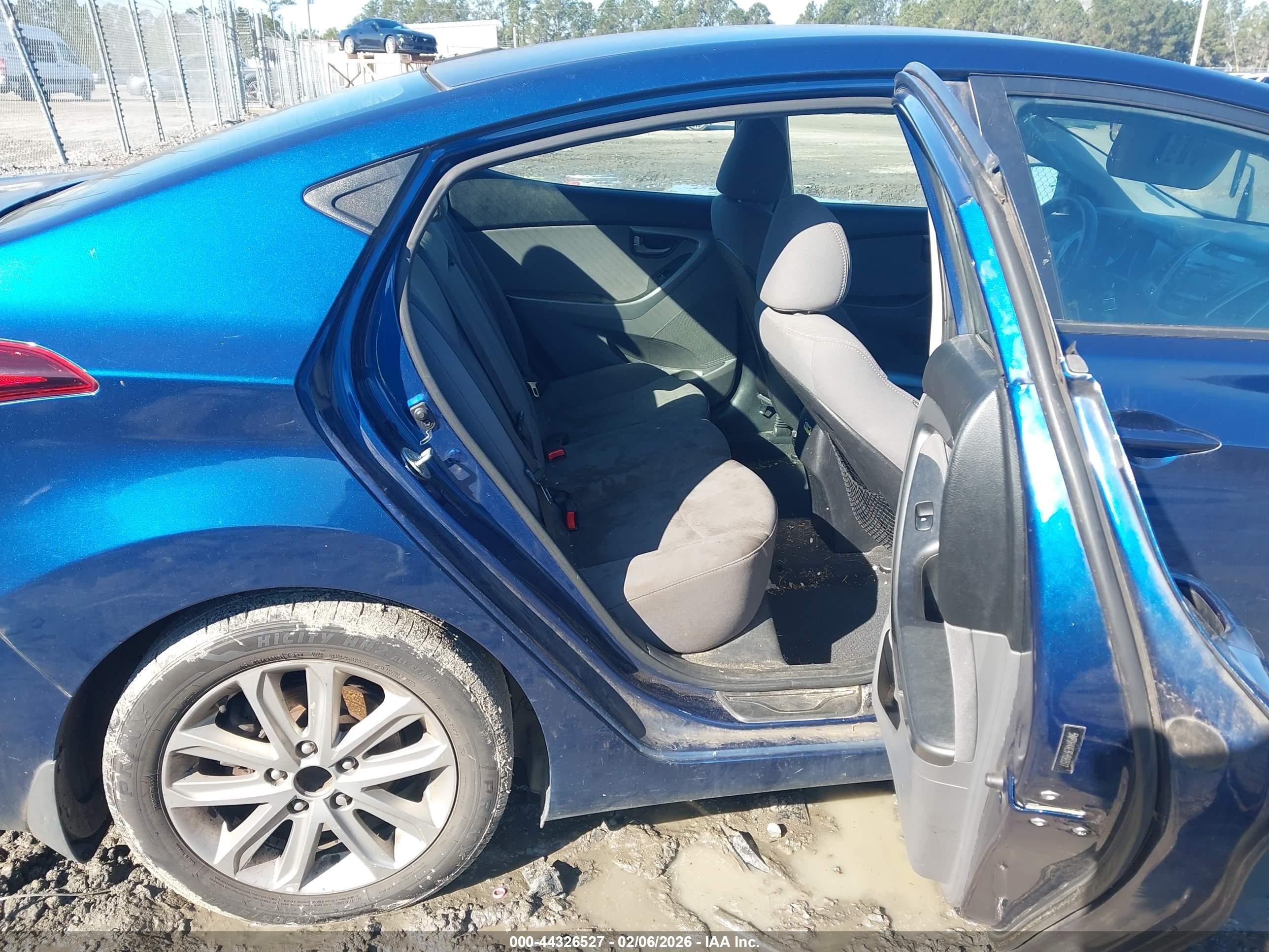 2015 Hyundai Elantra Se Blue vin: 5NPDH4AE8FH593517