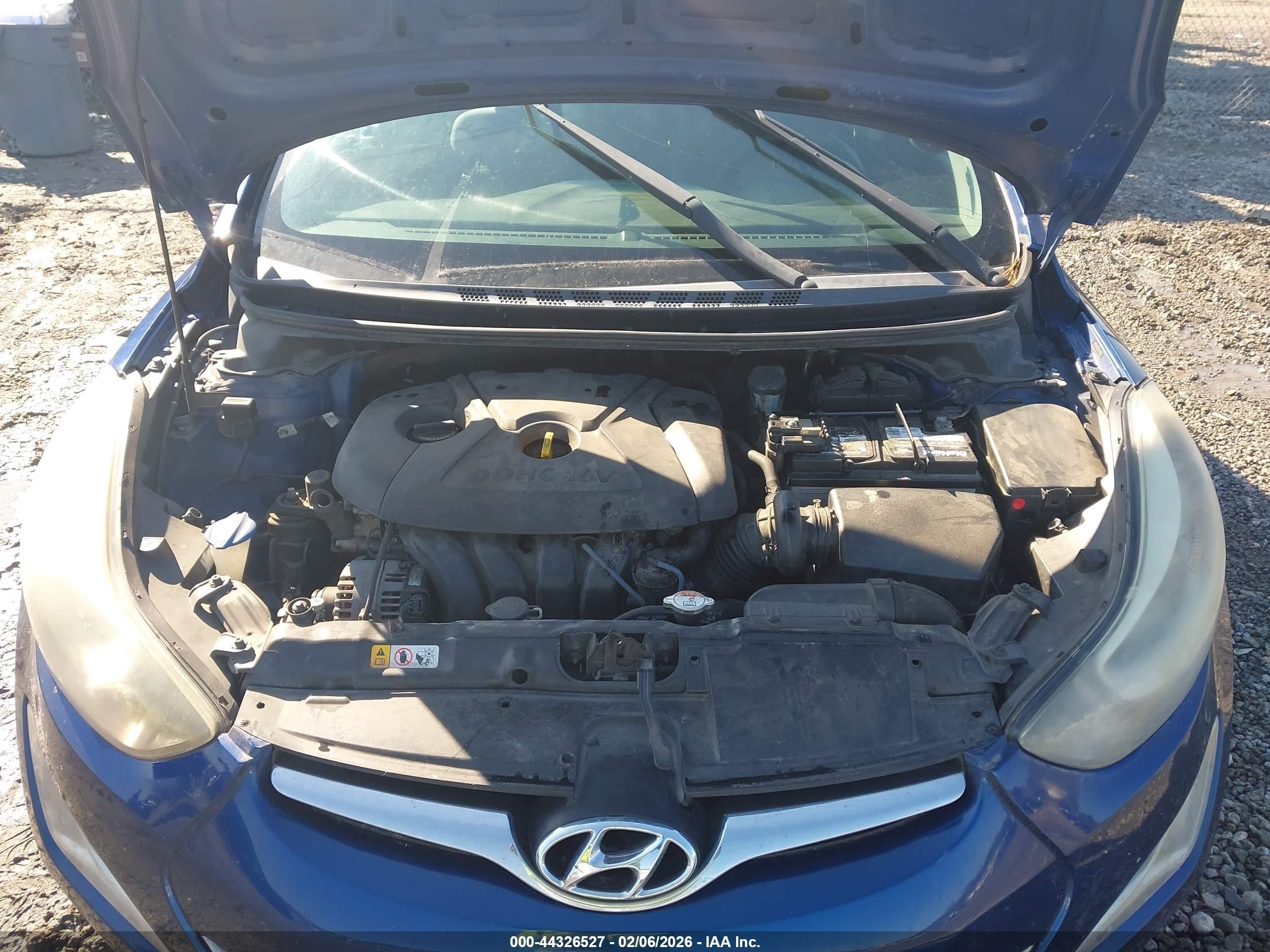2015 Hyundai Elantra Se Blue vin: 5NPDH4AE8FH593517