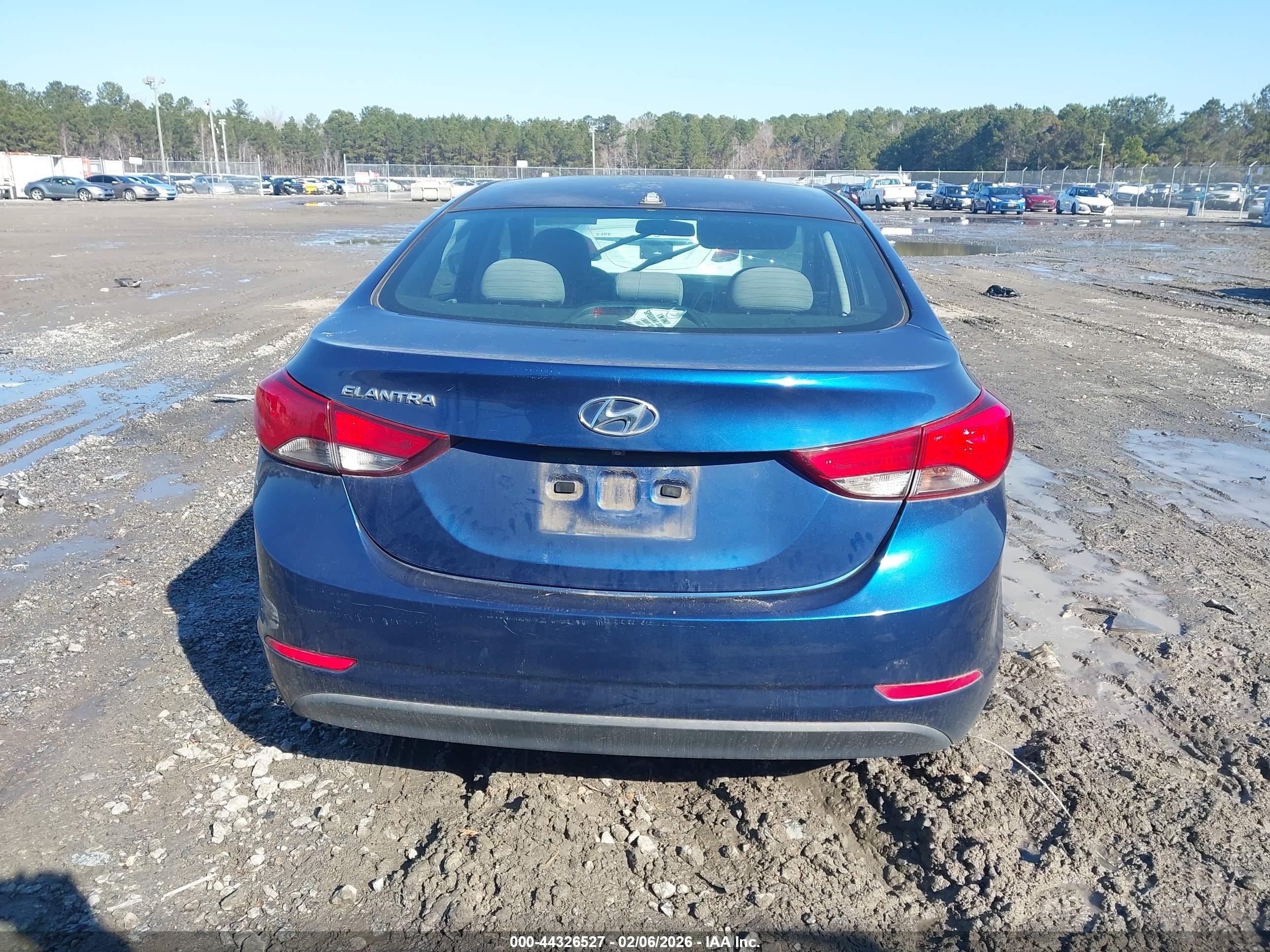 2015 Hyundai Elantra Se Blue vin: 5NPDH4AE8FH593517
