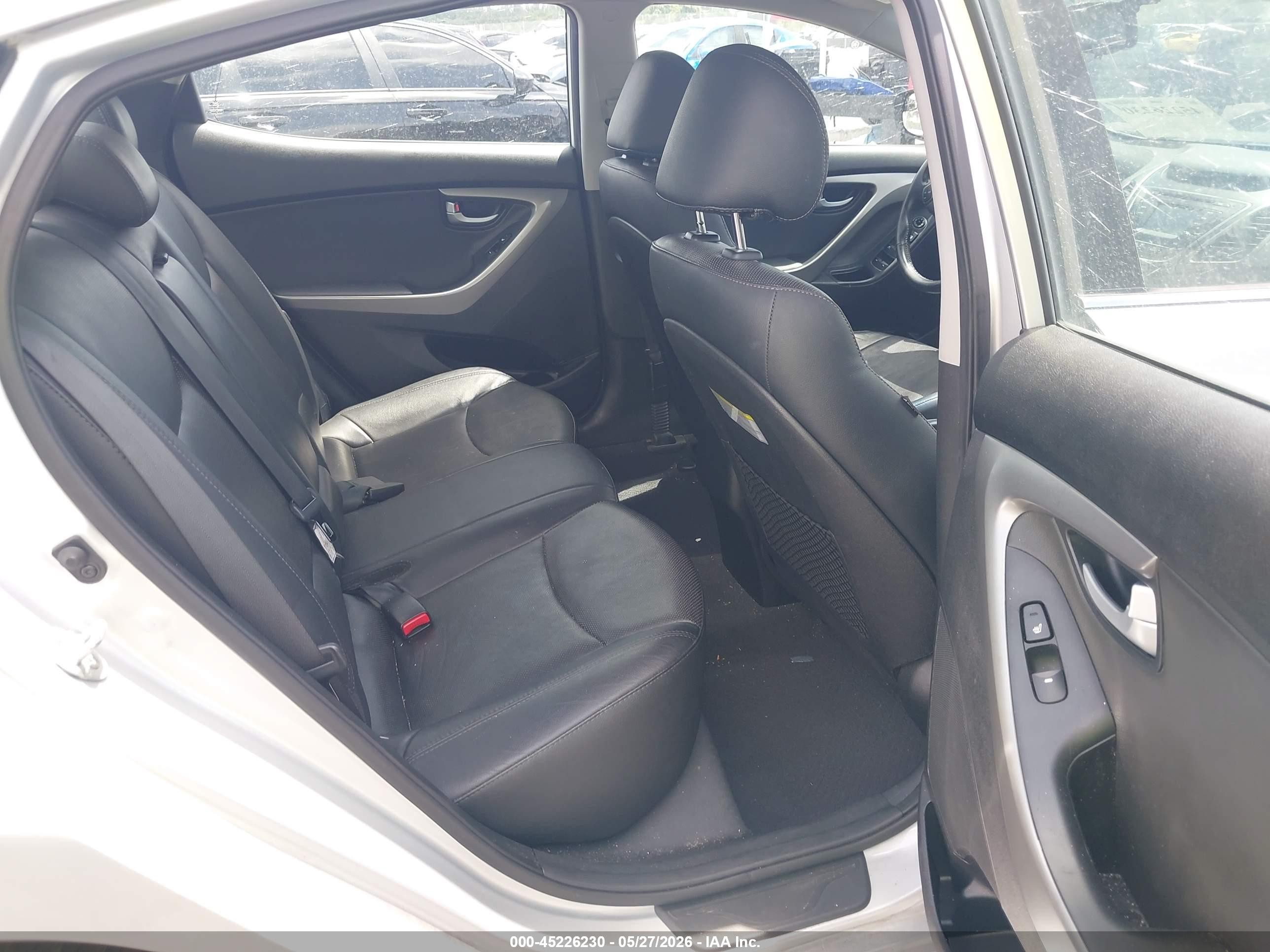2015 Hyundai Elantra Limited Серебряный vin: 5NPDH4AE8FH596501