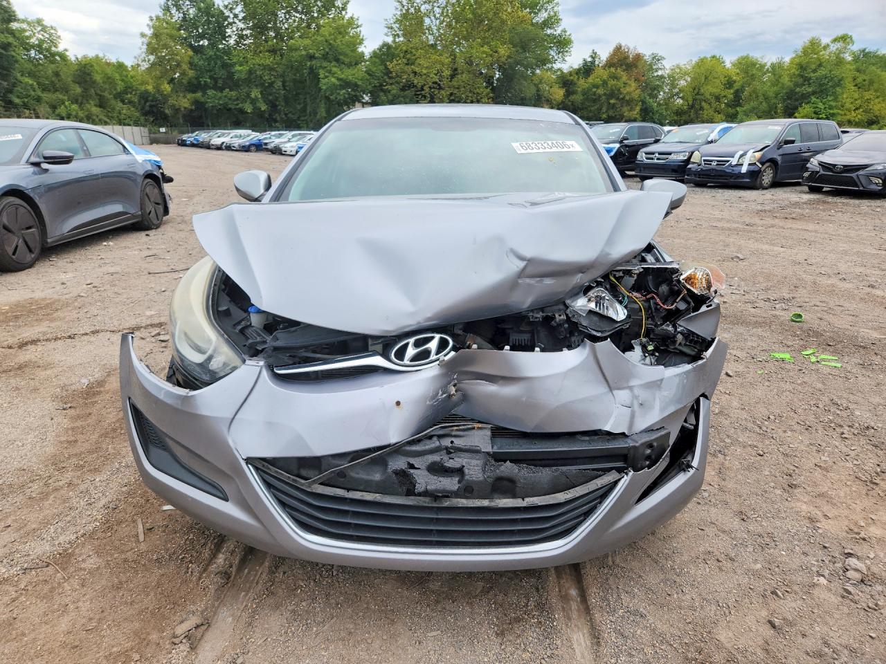 2015 Hyundai Elantra Se Silver vin: 5NPDH4AE8FH600157