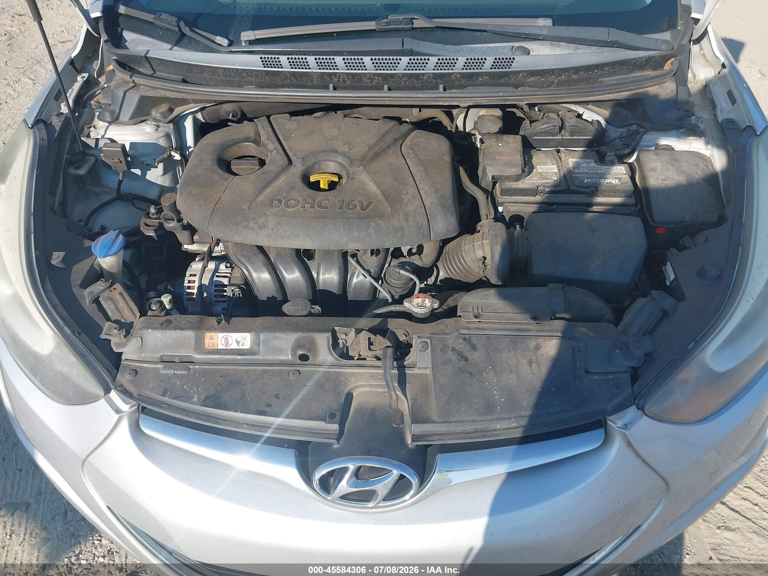 2015 Hyundai Elantra Se Серебряный vin: 5NPDH4AE8FH601387