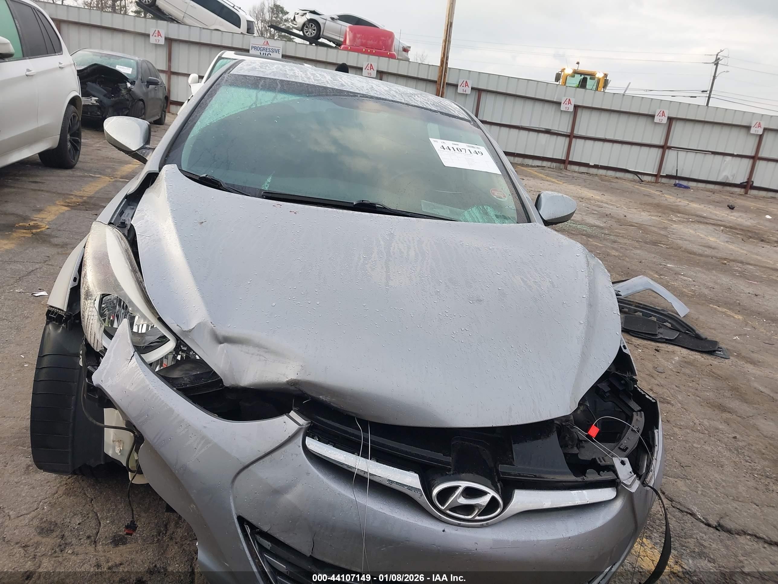 2015 Hyundai Elantra Se Серый vin: 5NPDH4AE8FH601454