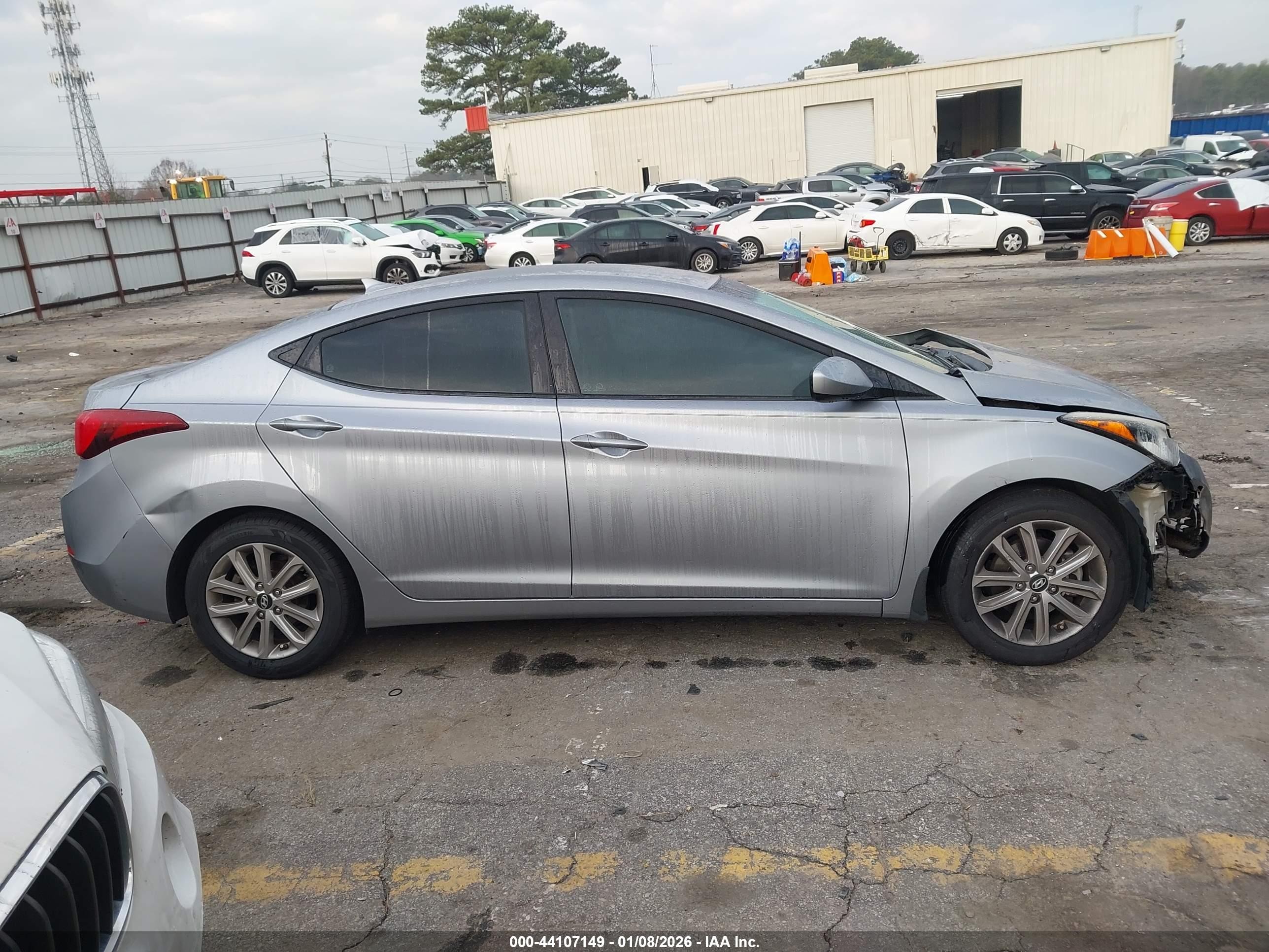 2015 Hyundai Elantra Se Серый vin: 5NPDH4AE8FH601454
