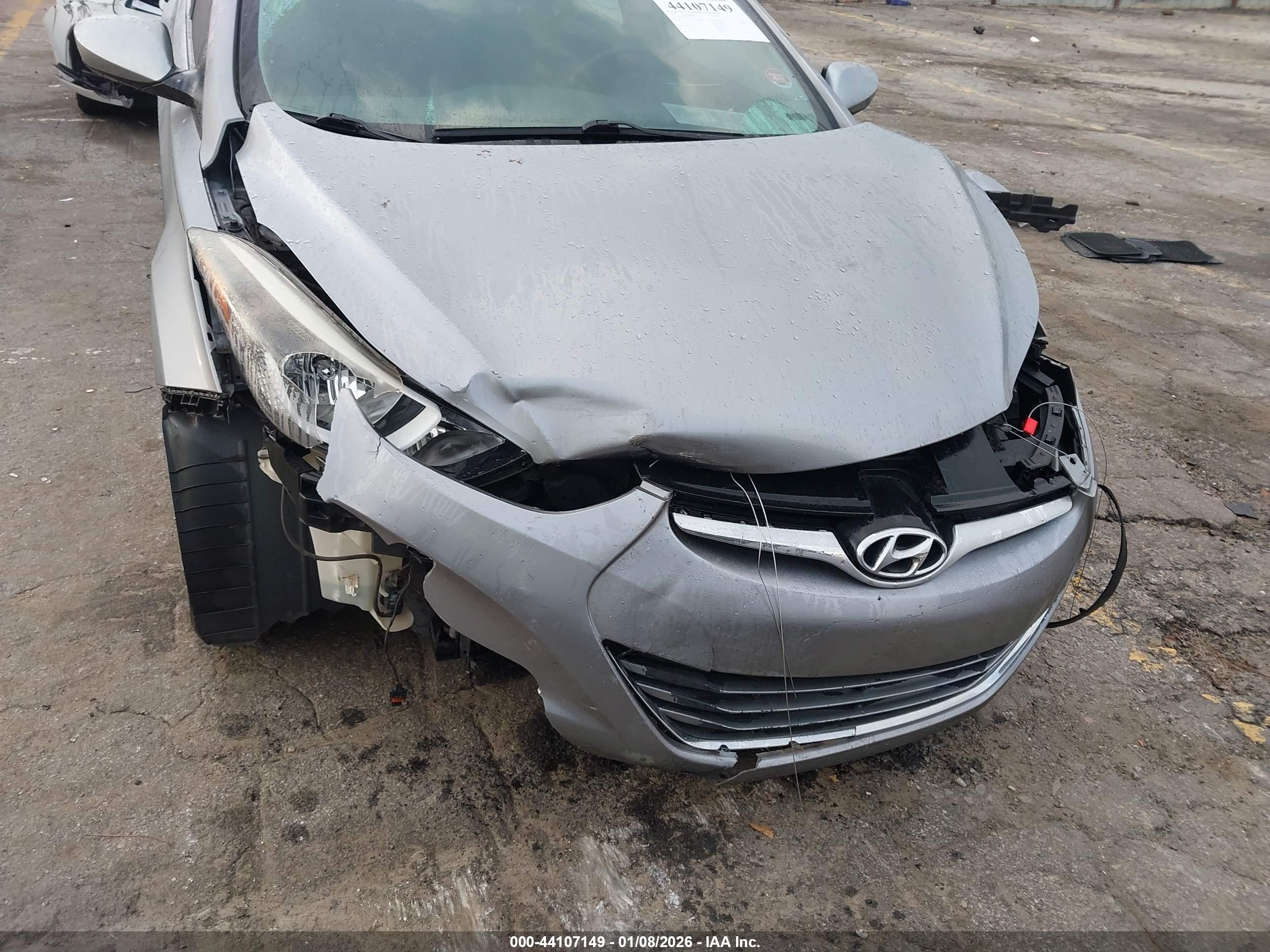2015 Hyundai Elantra Se Серый vin: 5NPDH4AE8FH601454