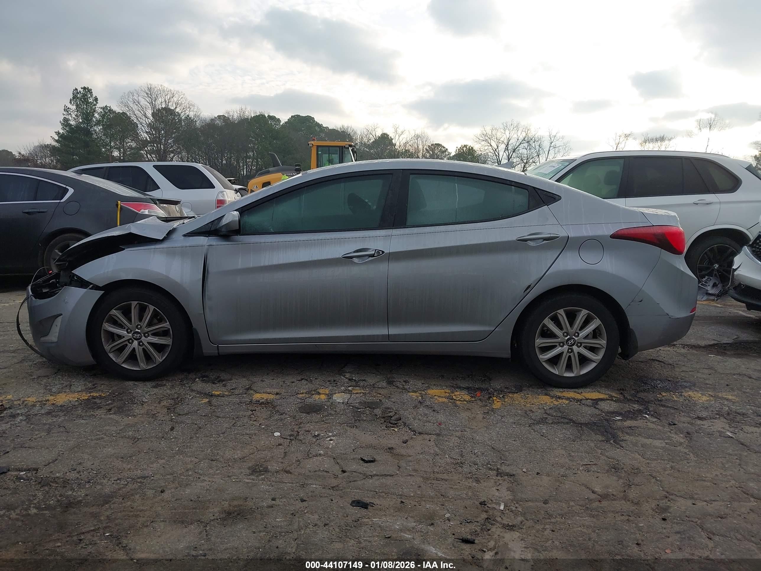 2015 Hyundai Elantra Se Серый vin: 5NPDH4AE8FH601454