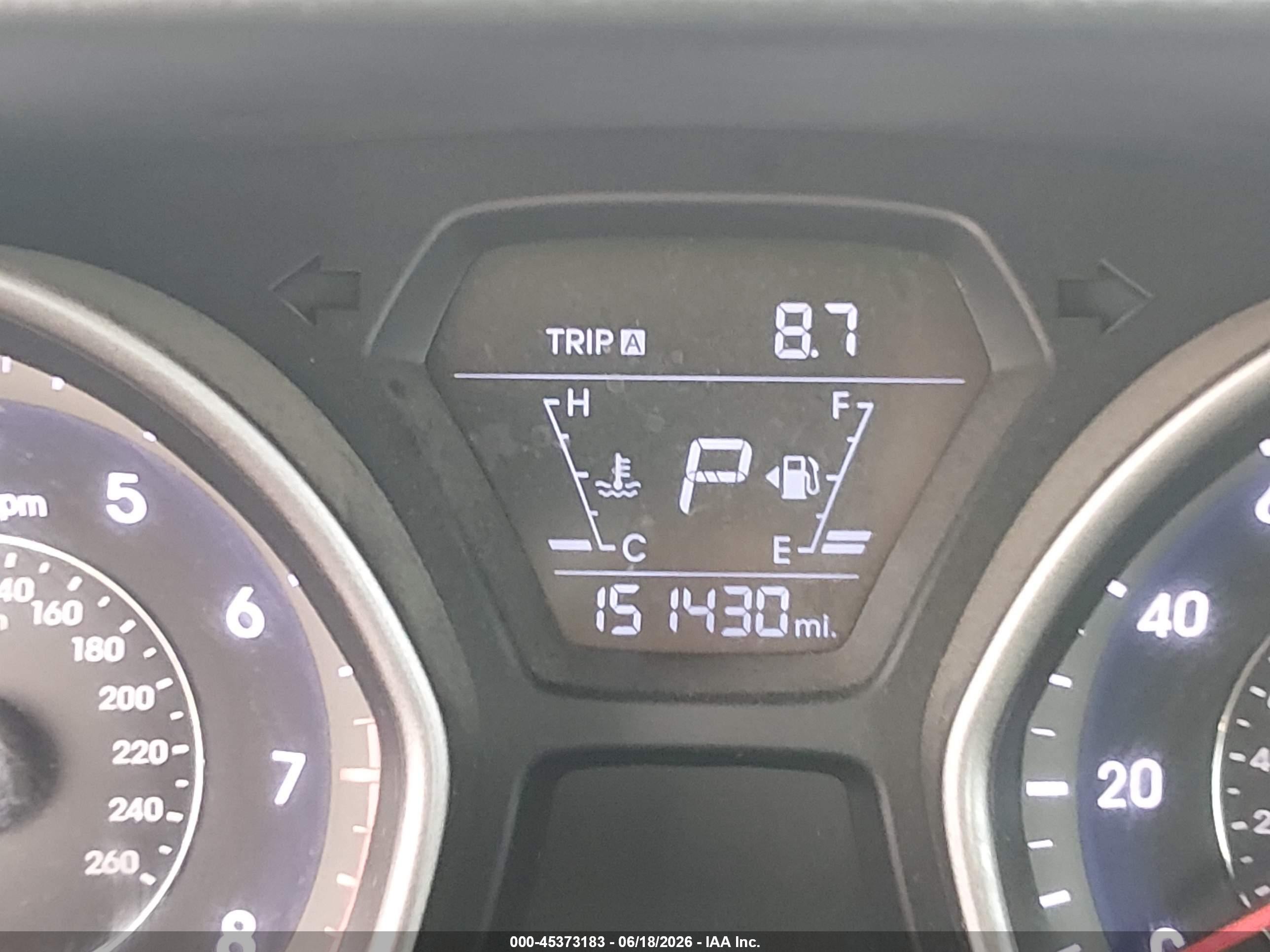 2015 Hyundai Elantra Se Gray vin: 5NPDH4AE8FH604189