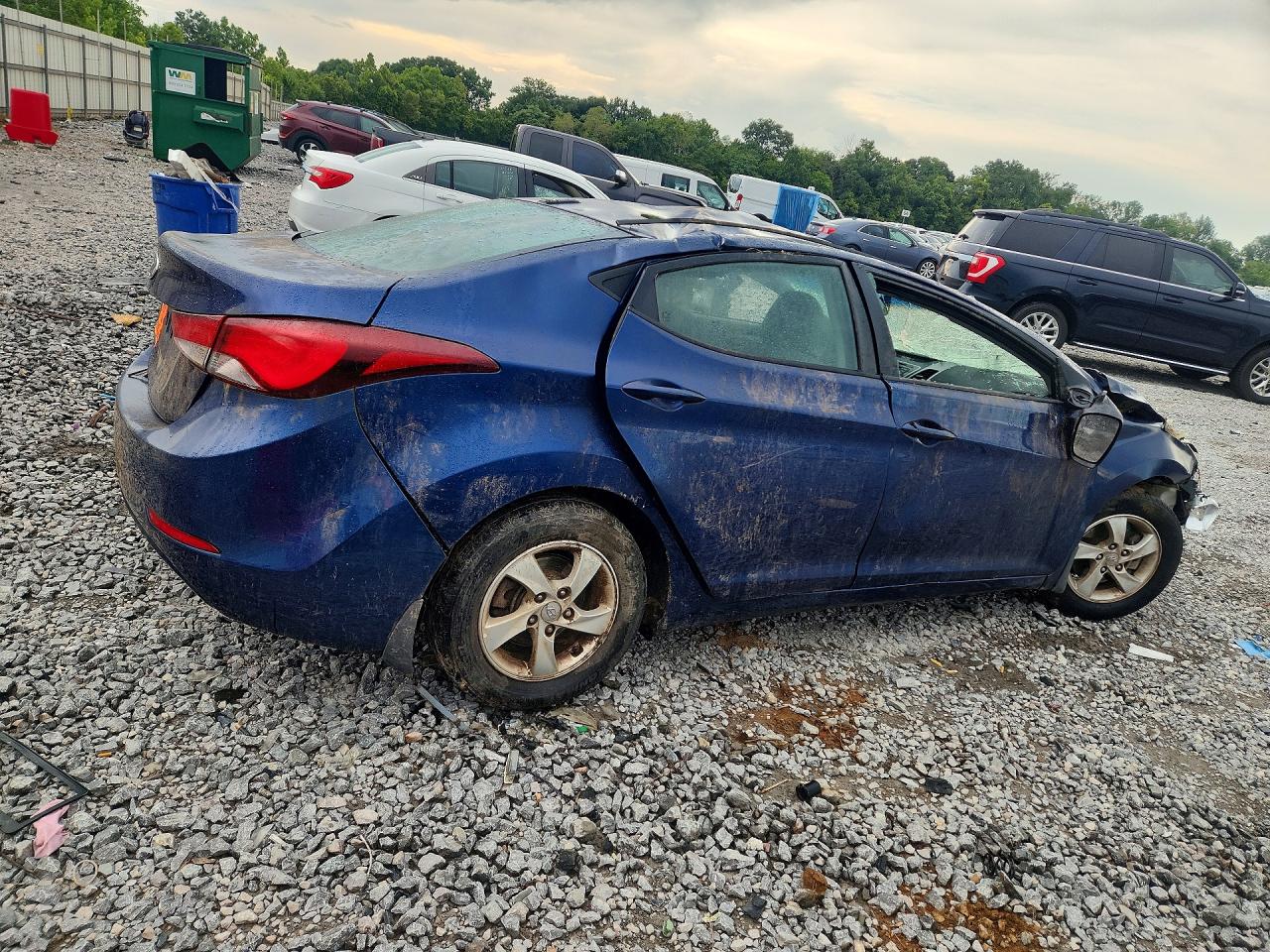 2015 Hyundai Elantra Se Blue vin: 5NPDH4AE8FH604807