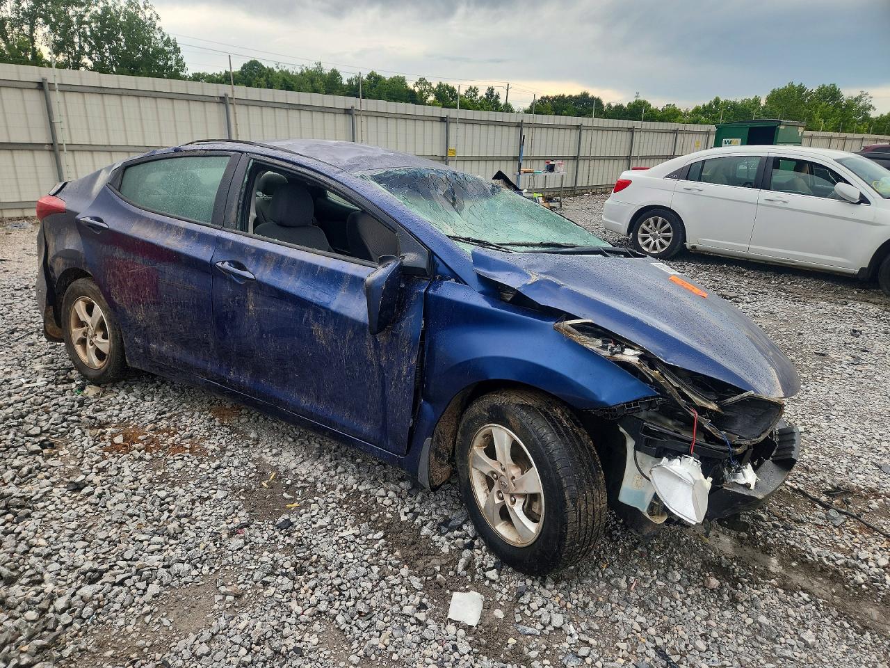 2015 Hyundai Elantra Se Blue vin: 5NPDH4AE8FH604807