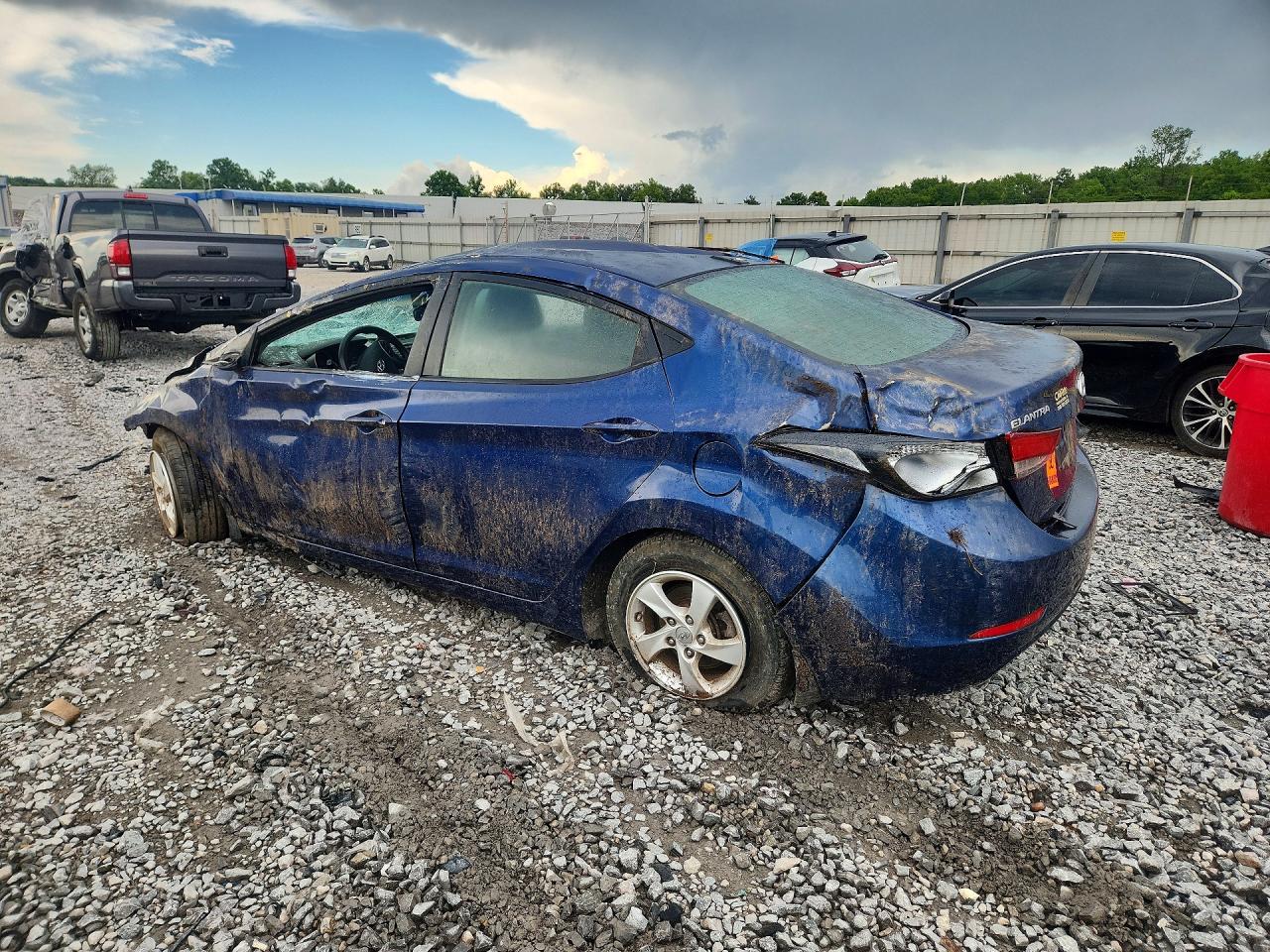 2015 Hyundai Elantra Se Blue vin: 5NPDH4AE8FH604807