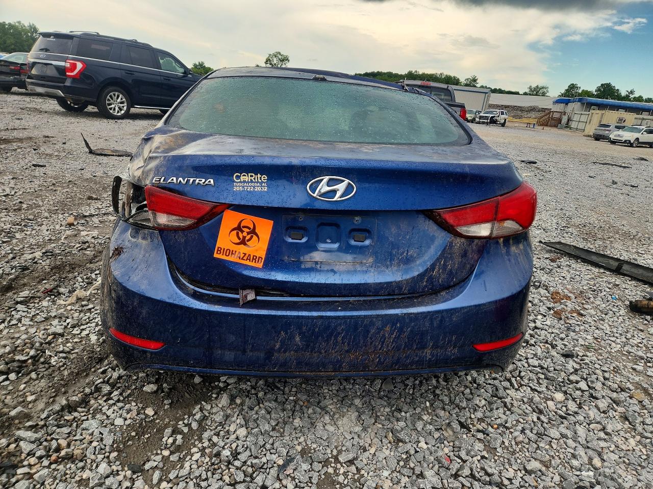 2015 Hyundai Elantra Se Blue vin: 5NPDH4AE8FH604807