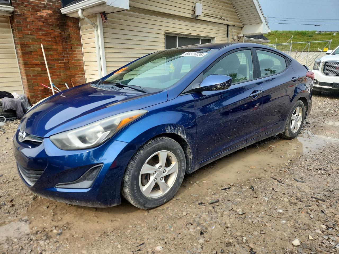 2015 Hyundai Elantra Se Синий vin: 5NPDH4AE8FH605634