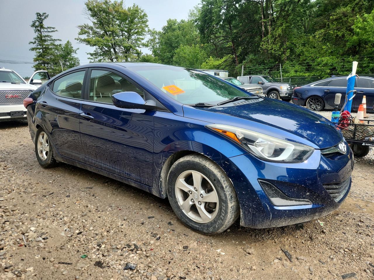 2015 Hyundai Elantra Se Blue vin: 5NPDH4AE8FH605634