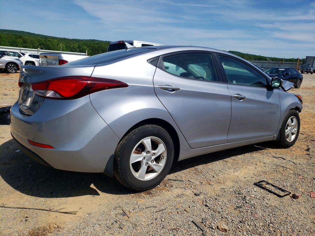 2015 Hyundai Elantra Se Silver vin: 5NPDH4AE8FH606055