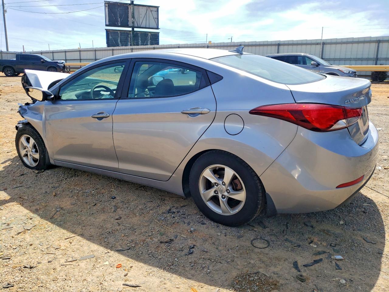 2015 Hyundai Elantra Se Silver vin: 5NPDH4AE8FH606055