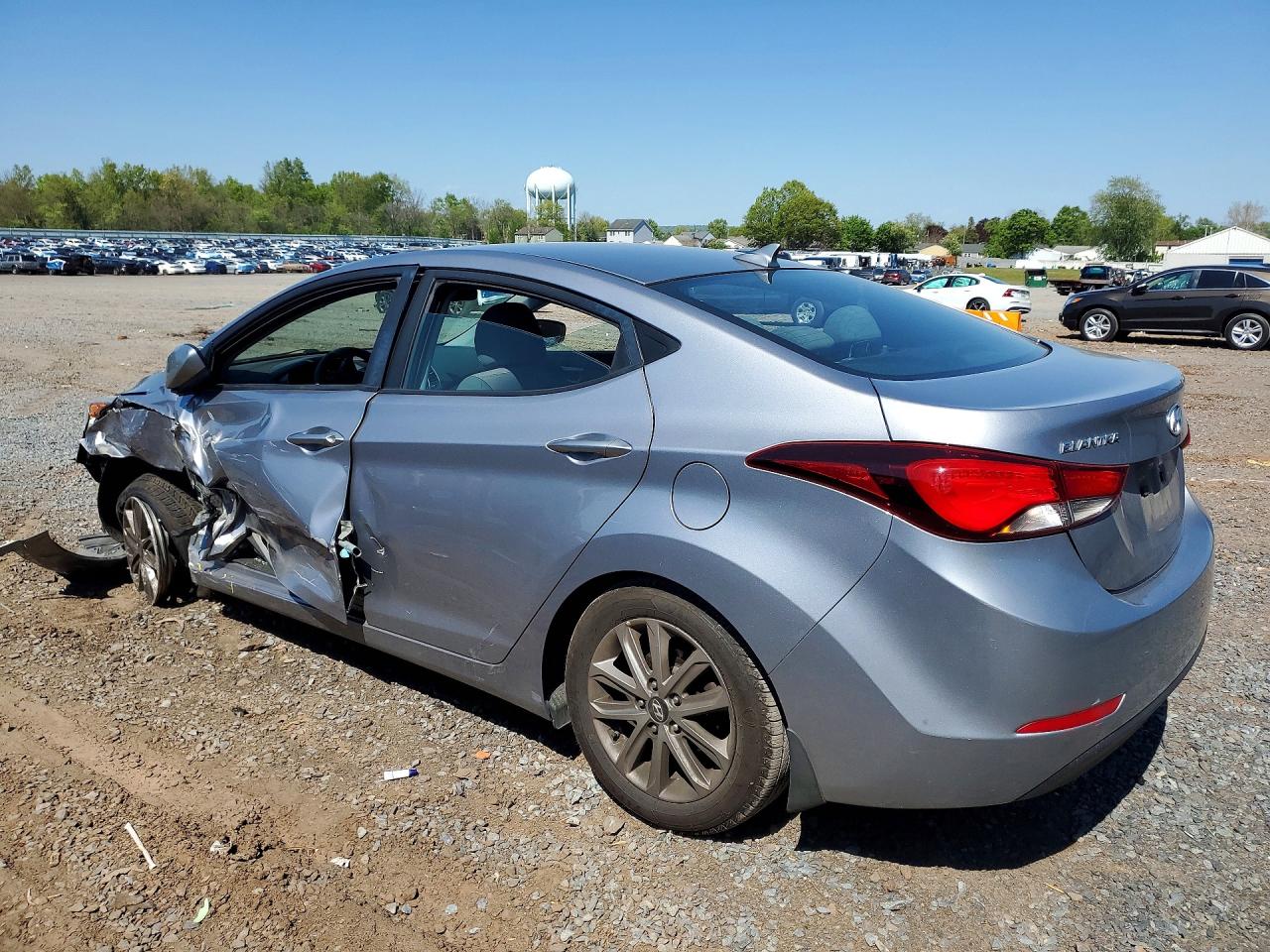 2015 Hyundai Elantra Se Silver vin: 5NPDH4AE8FH609408
