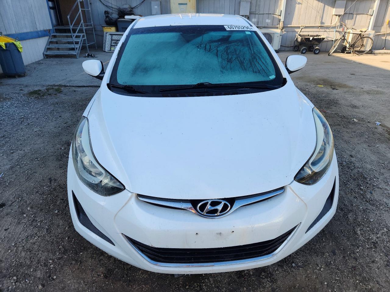 2015 Hyundai Elantra Se White vin: 5NPDH4AE8FH609893