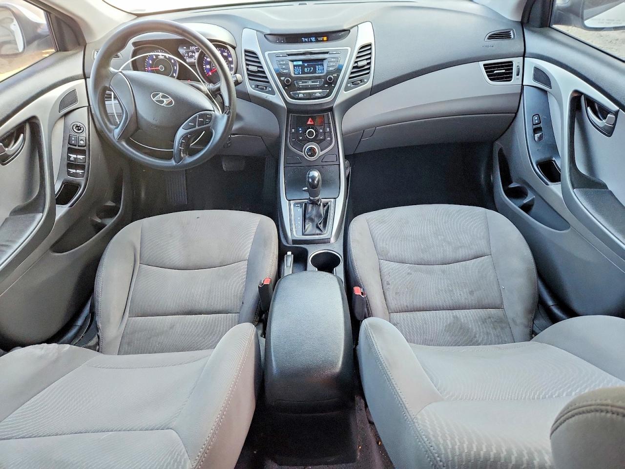 2015 Hyundai Elantra Se White vin: 5NPDH4AE8FH609893