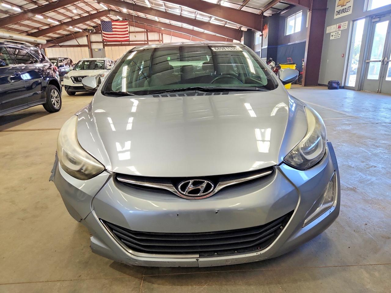 2015 Hyundai Elantra Se Gray vin: 5NPDH4AE8FH613684