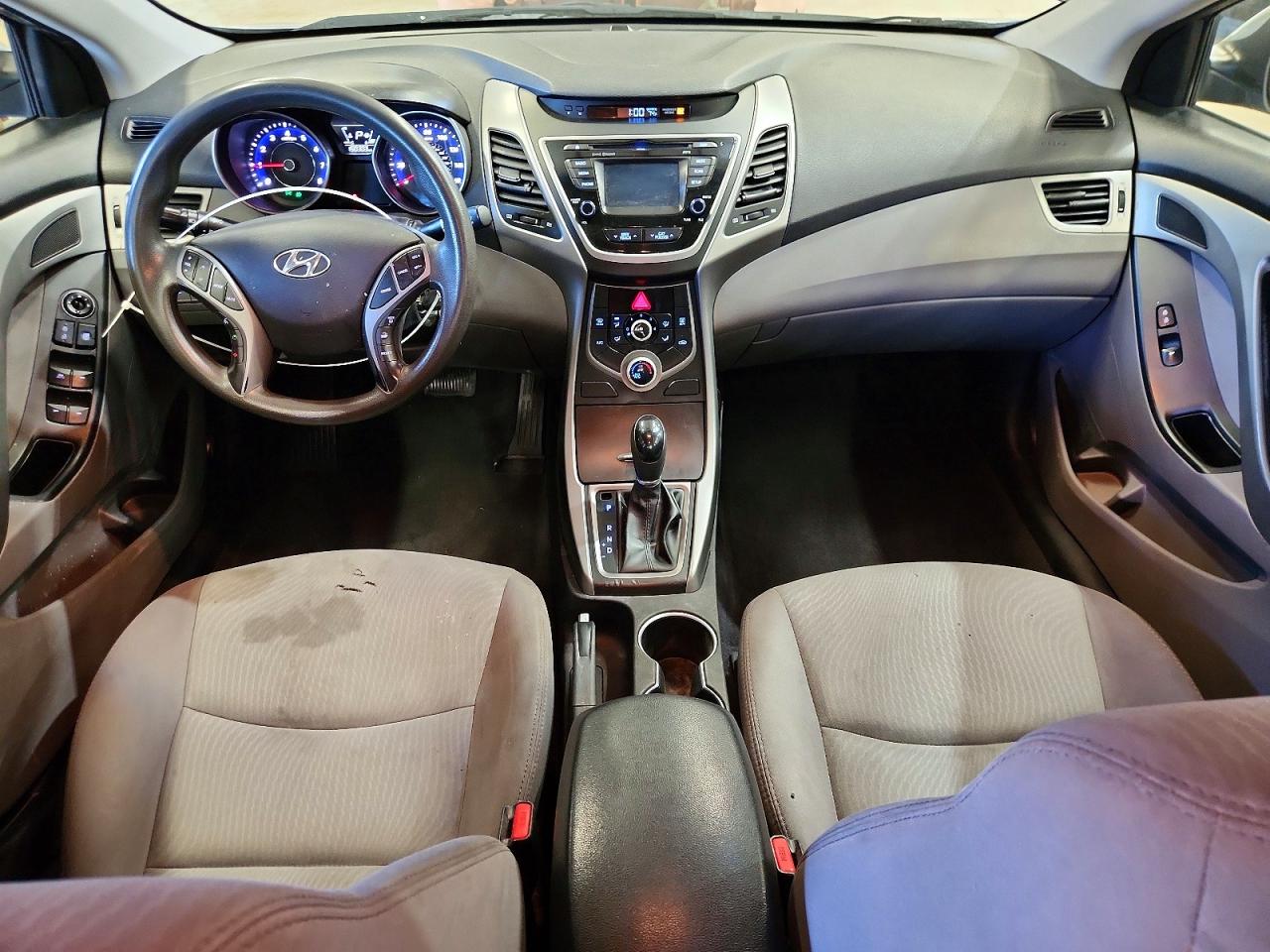2015 Hyundai Elantra Se Gray vin: 5NPDH4AE8FH613684