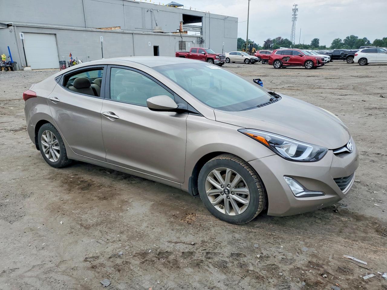 2015 Hyundai Elantra Se Желто-коричневый vin: 5NPDH4AE8FH618125