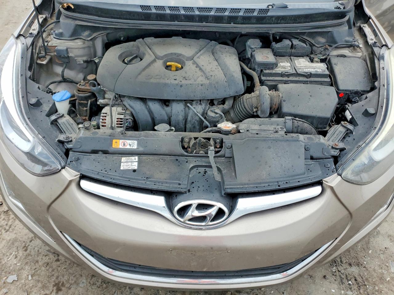 2015 Hyundai Elantra Se Желто-коричневый vin: 5NPDH4AE8FH618125
