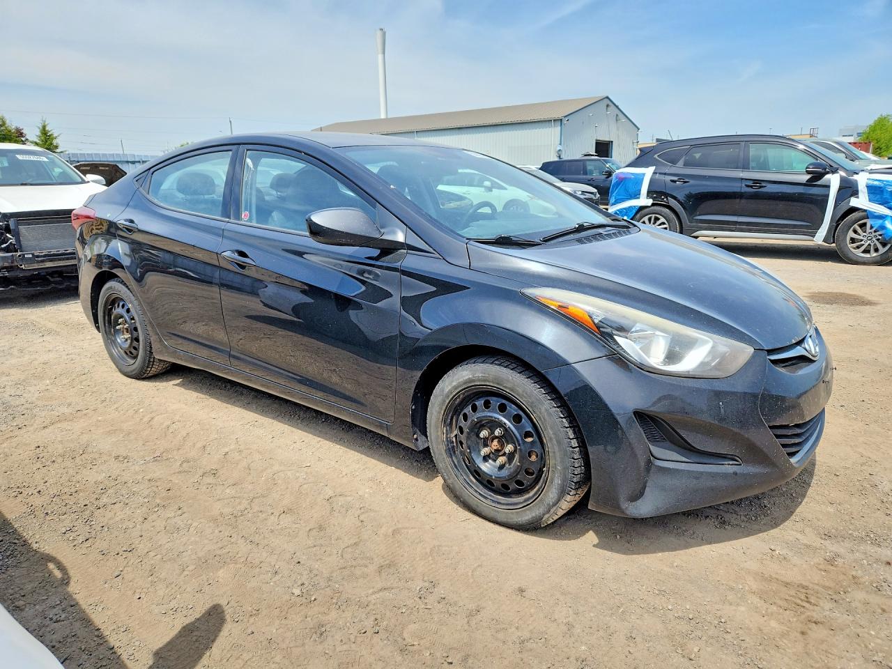 2015 Hyundai Elantra Se Black vin: 5NPDH4AE8FH626371
