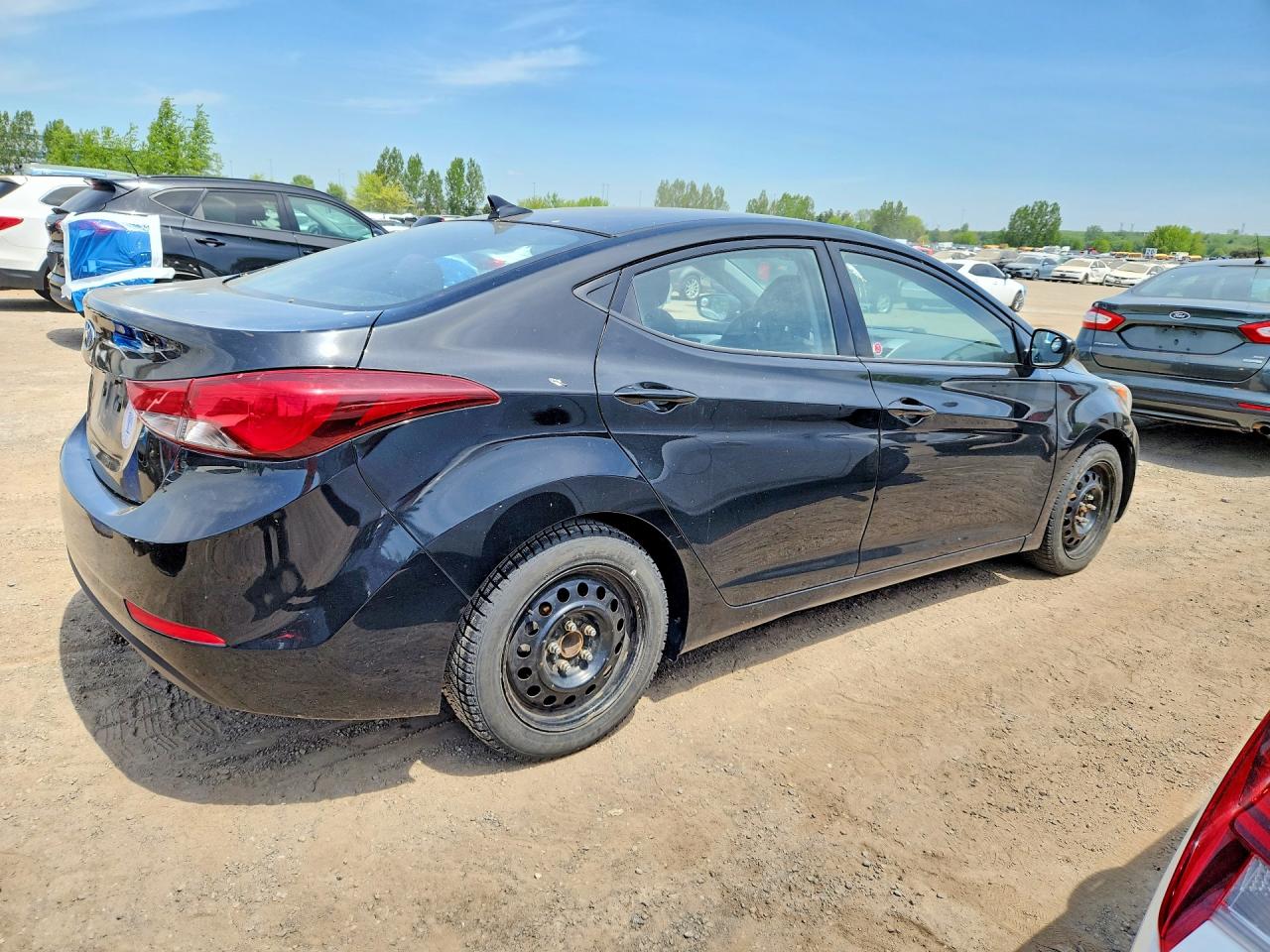 2015 Hyundai Elantra Se Black vin: 5NPDH4AE8FH626371