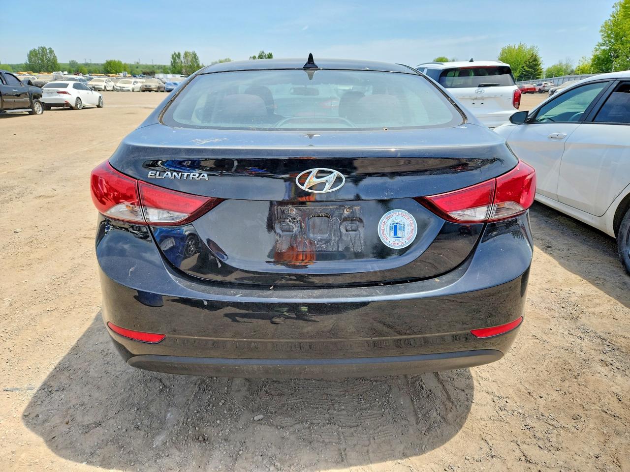 2015 Hyundai Elantra Se Black vin: 5NPDH4AE8FH626371