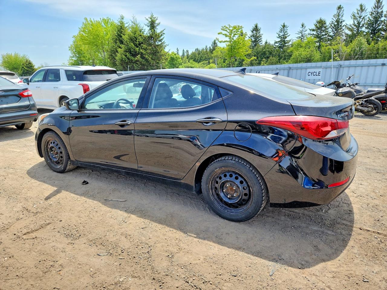 2015 Hyundai Elantra Se Black vin: 5NPDH4AE8FH626371