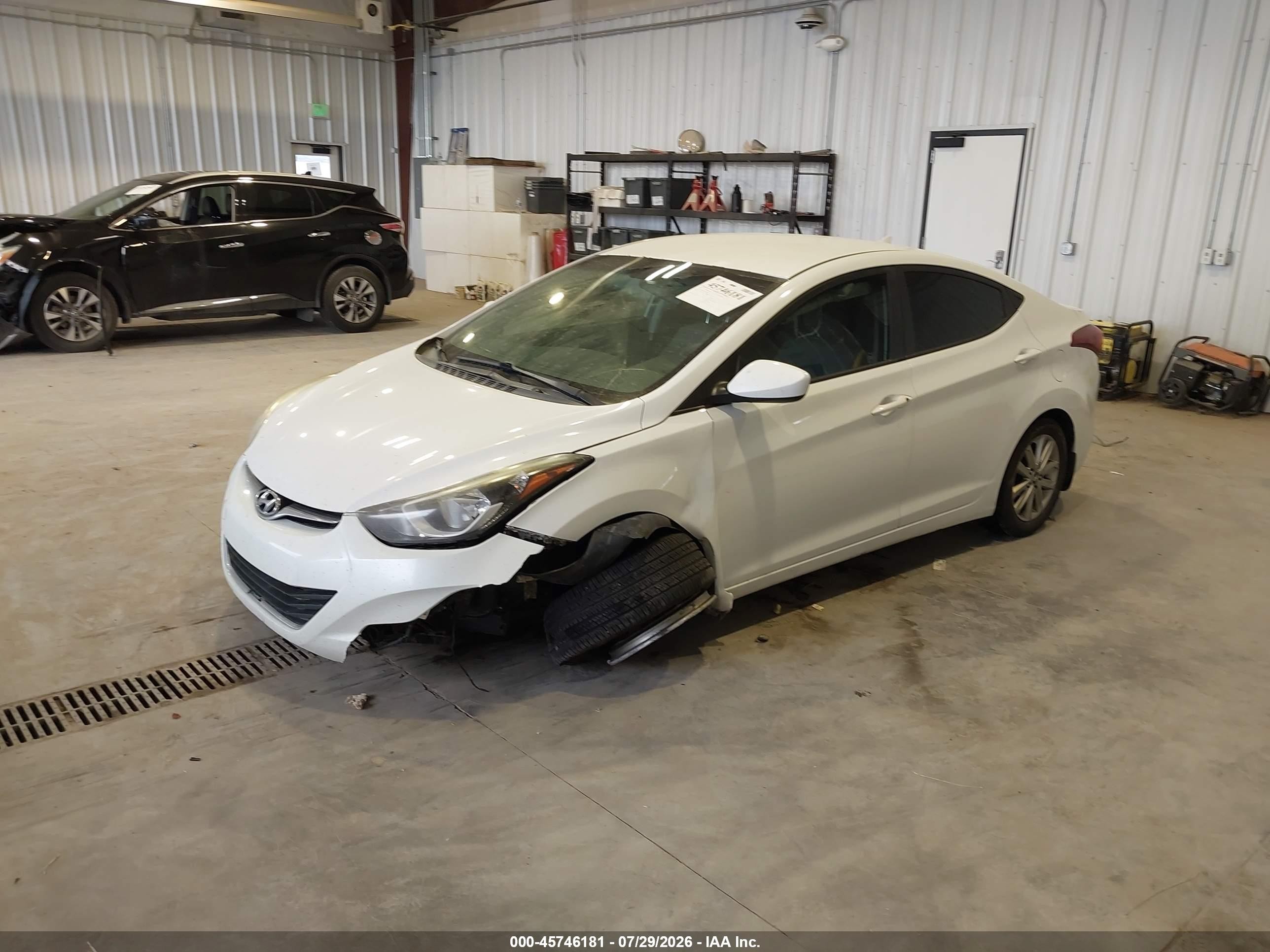 2015 Hyundai Elantra Se Белый vin: 5NPDH4AE8FH629481