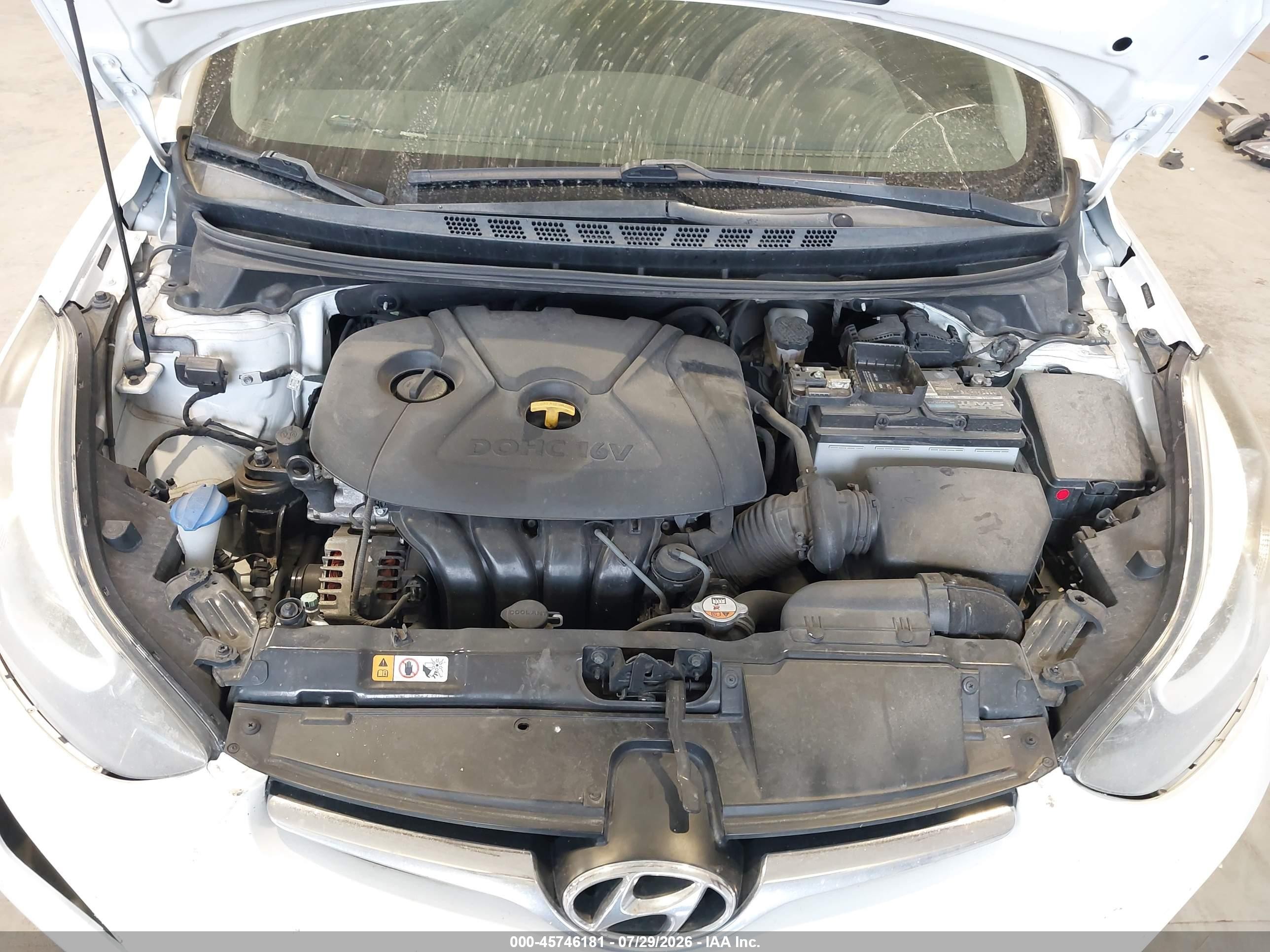 2015 Hyundai Elantra Se Белый vin: 5NPDH4AE8FH629481