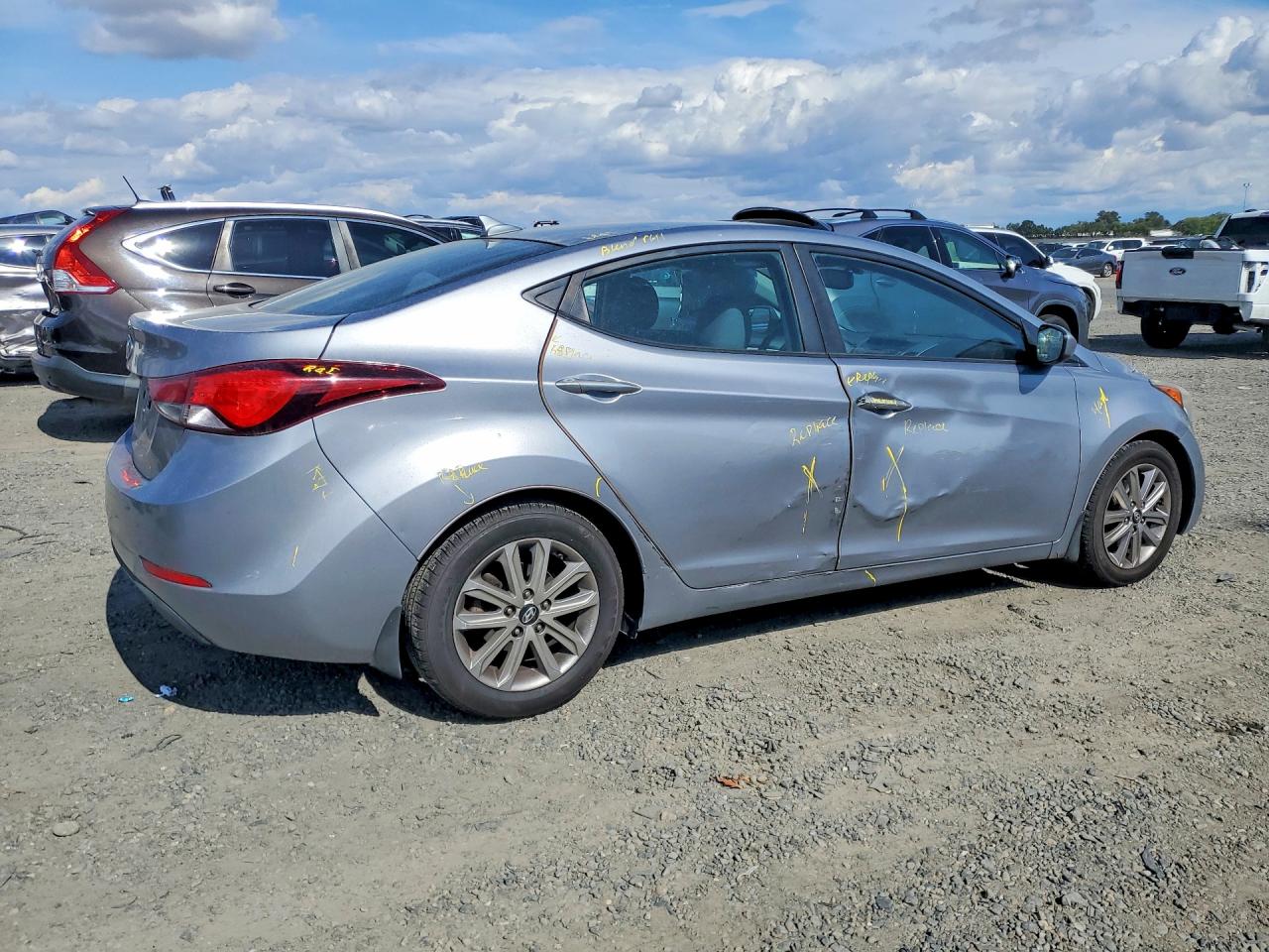 2015 Hyundai Elantra Se Silver vin: 5NPDH4AE8FH631618