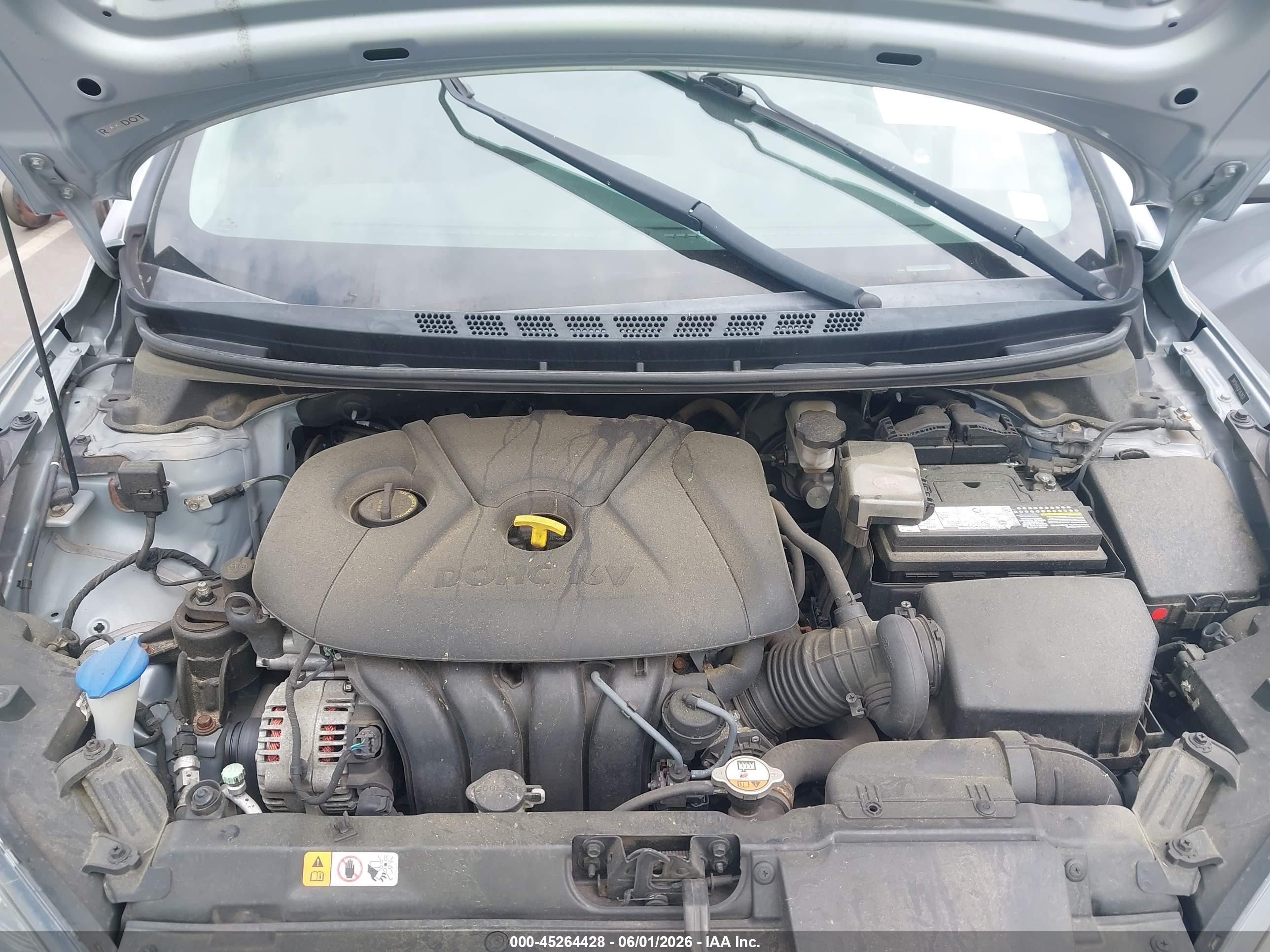 2015 Hyundai Elantra Se Silver vin: 5NPDH4AE8FH631621