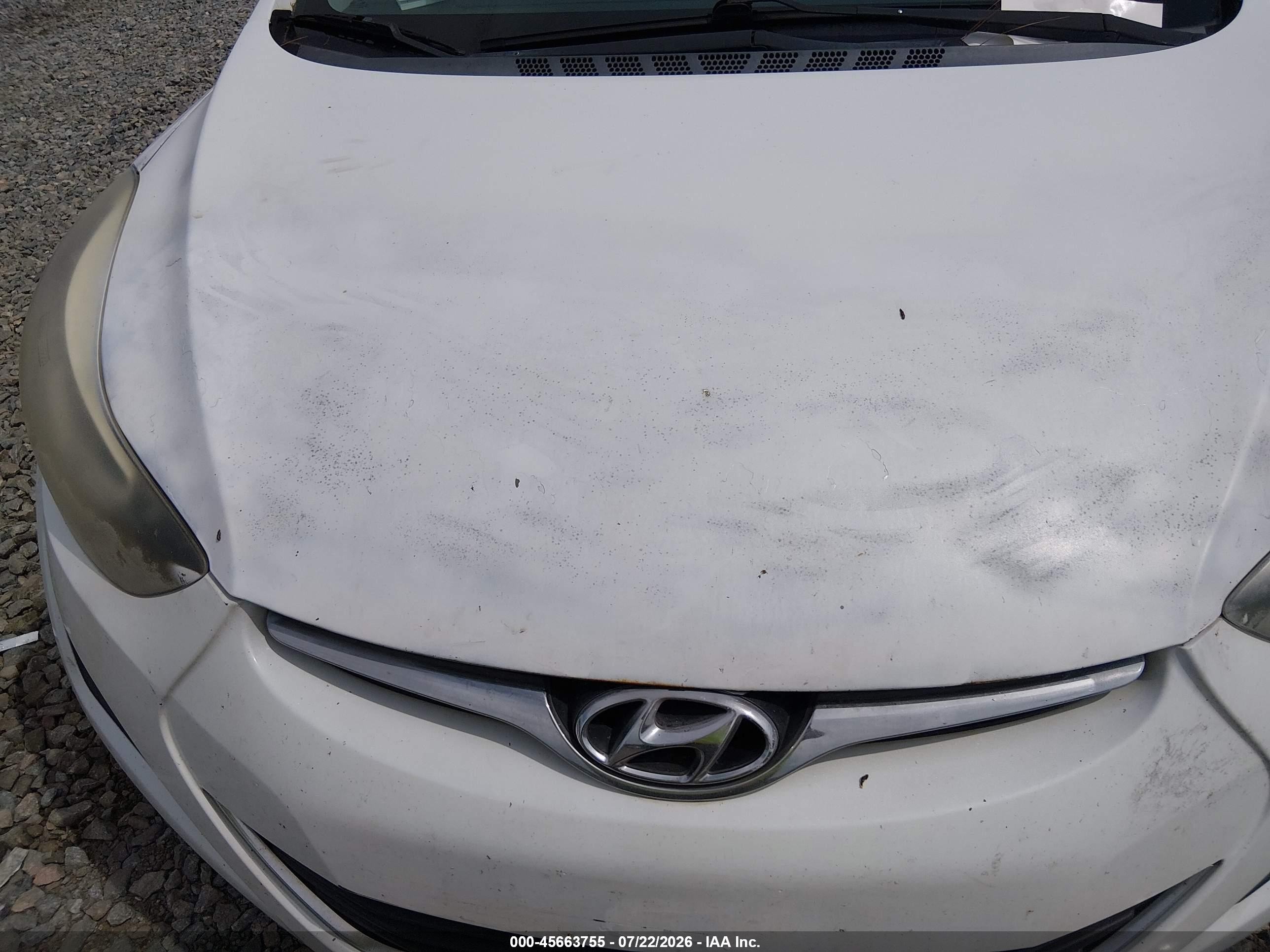 2015 Hyundai Elantra Se Белый vin: 5NPDH4AE8FH634762