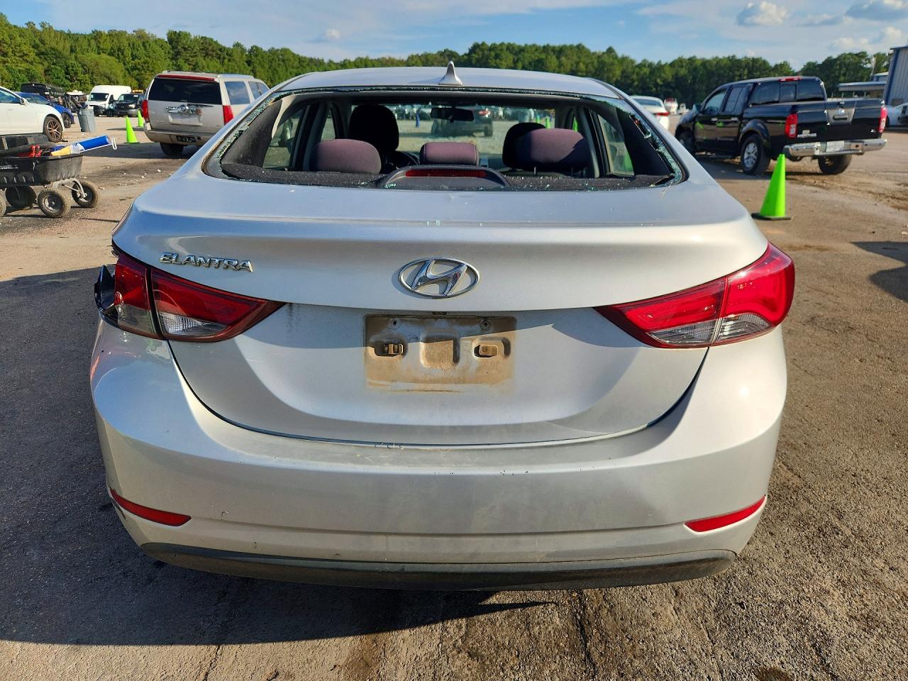2015 Hyundai Elantra Se Серебряный vin: 5NPDH4AE8FH637600