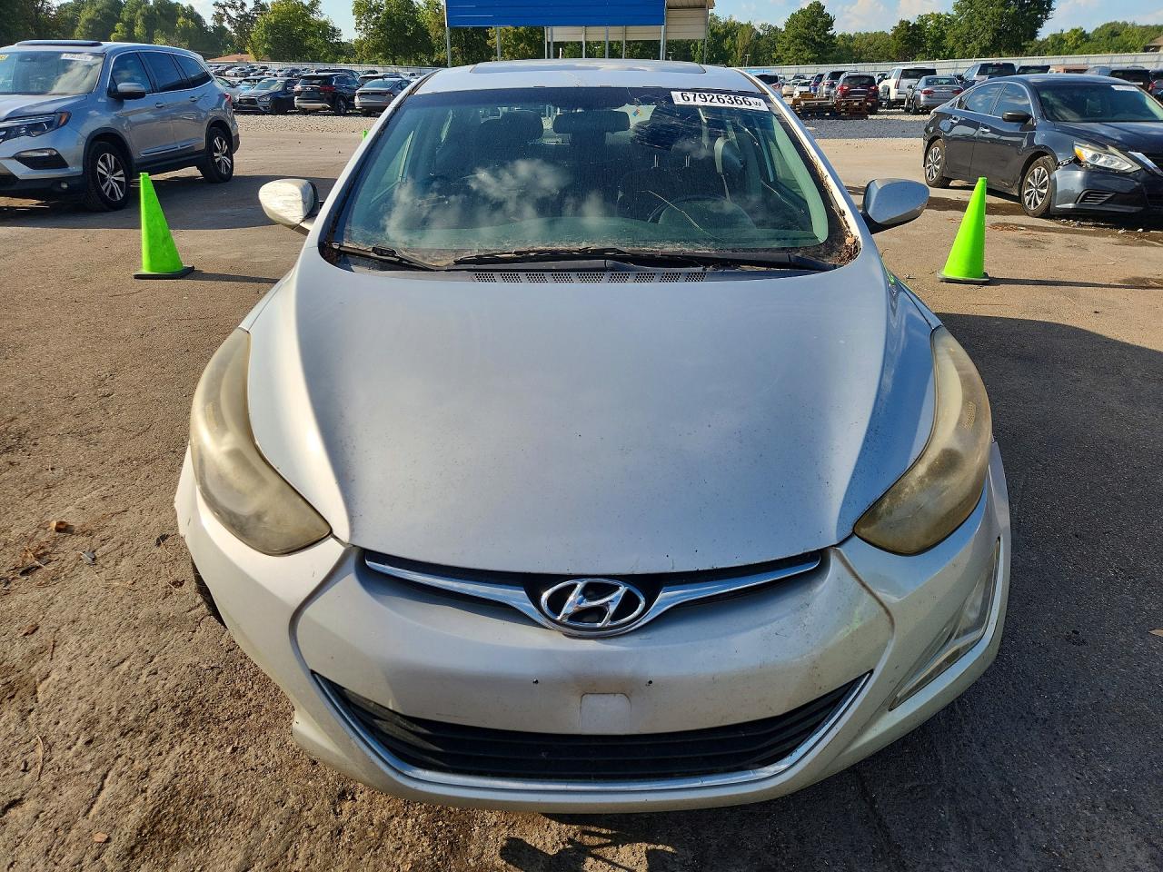2015 Hyundai Elantra Se Серебряный vin: 5NPDH4AE8FH637600