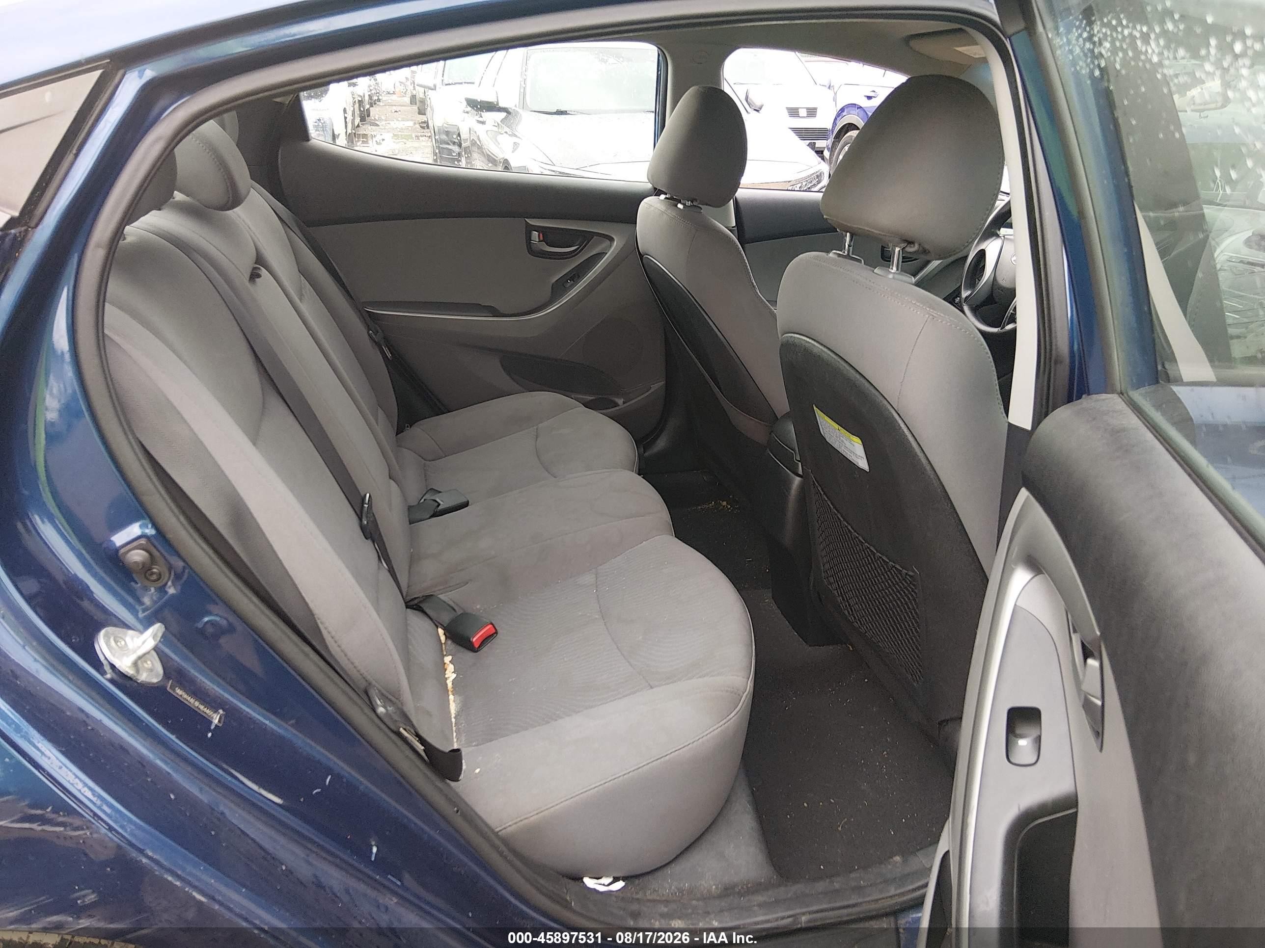 2015 Hyundai Elantra Se Blue vin: 5NPDH4AE8FH644059