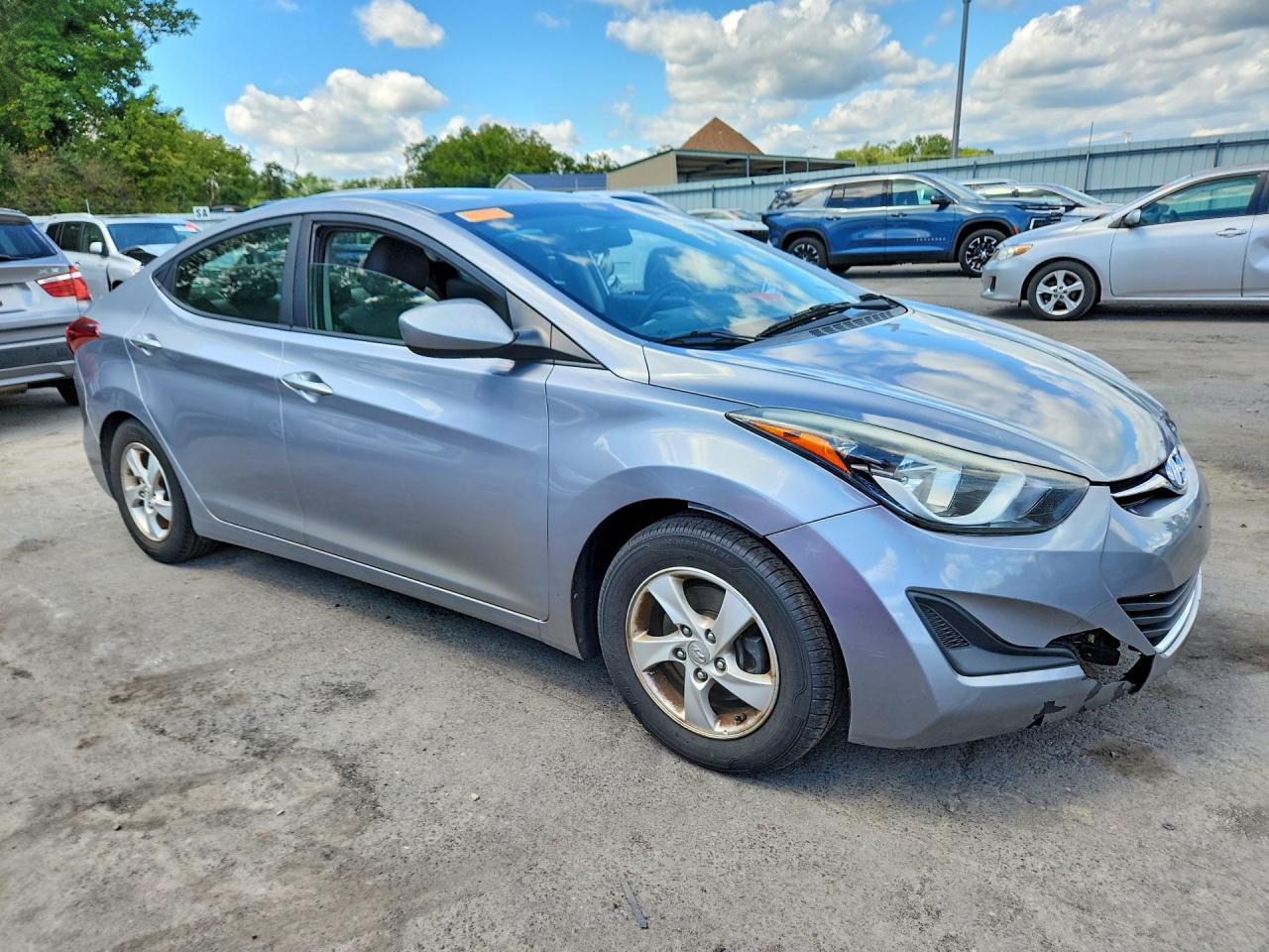 2015 Hyundai Elantra Se Серебряный vin: 5NPDH4AE8FH648905