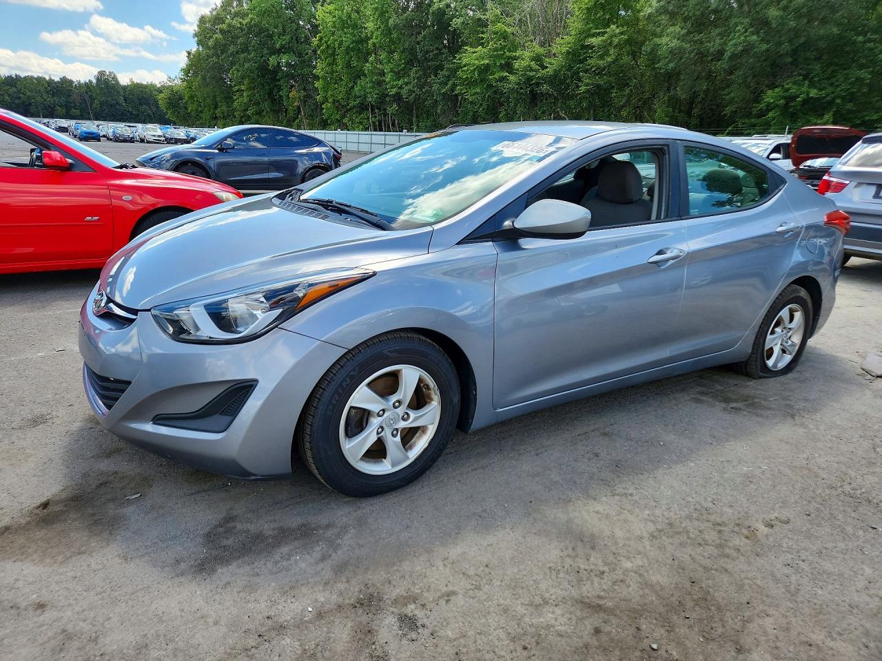 2015 Hyundai Elantra Se Серебряный vin: 5NPDH4AE8FH648905